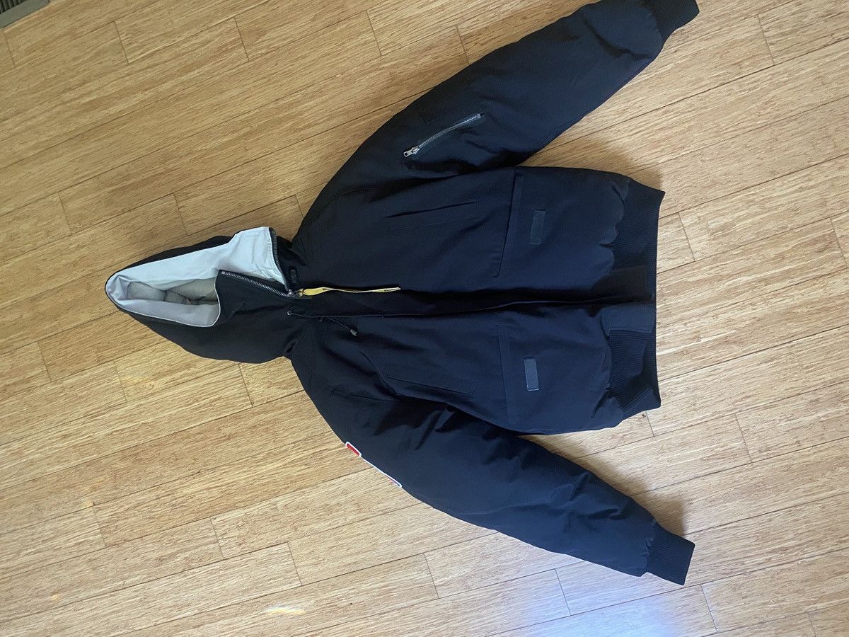 Canada Goose × NBA × Rhude Canada Goose x Rhude NBA Black Bomber Jacket Size US XXL / EU 58 / 5 - 1 Thumbnail