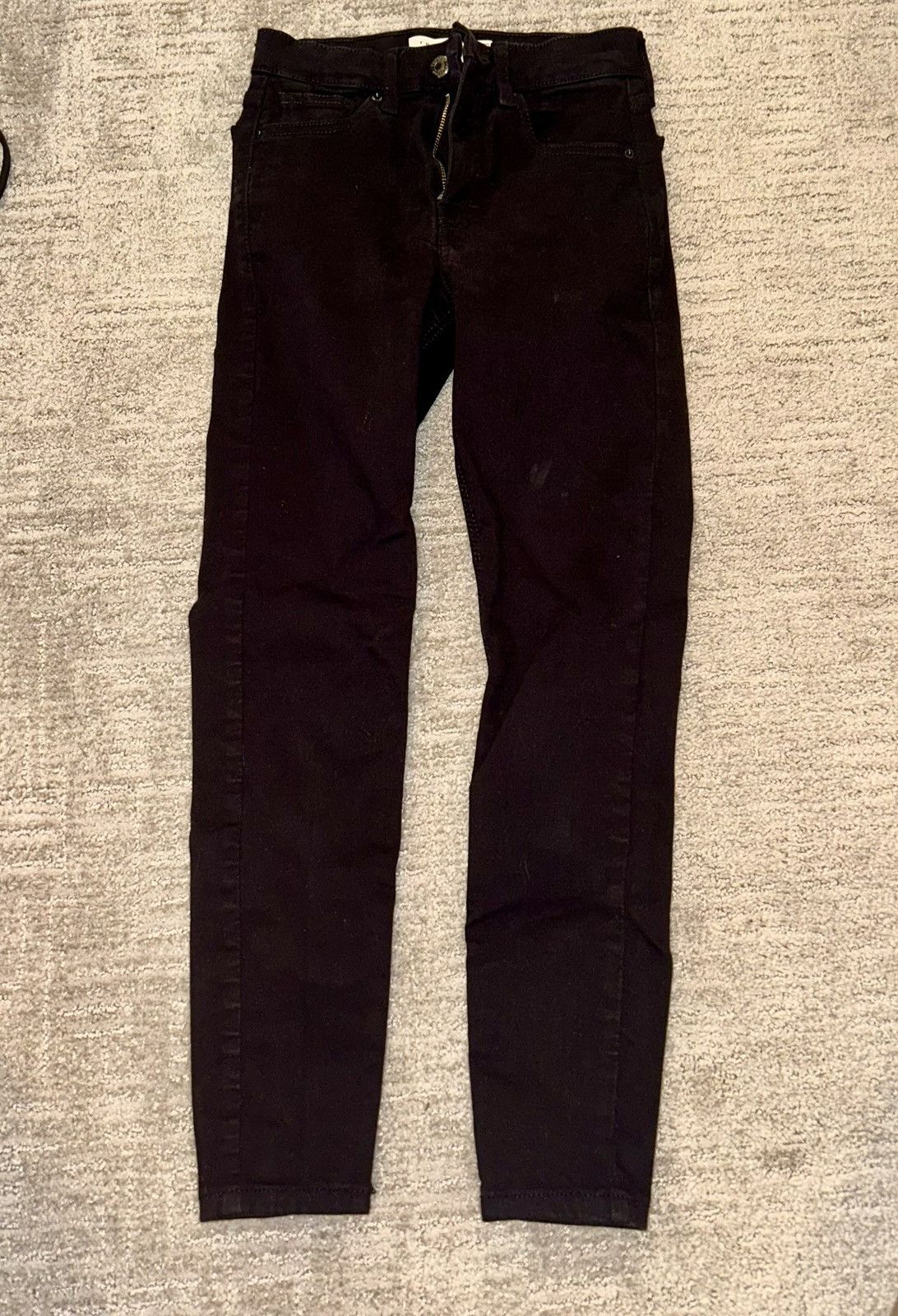 Topshop Top shop black skinny jeans short length size 25 petite Size 25" / US 0 / IT 36 - 2 Thumbnail
