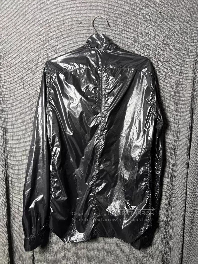 Rick Owens Rick Owens Slant Neck Button Glossy Nylon Long Sleeve Shir Size US M / EU 48-50 / 2 - 2 Thumbnail