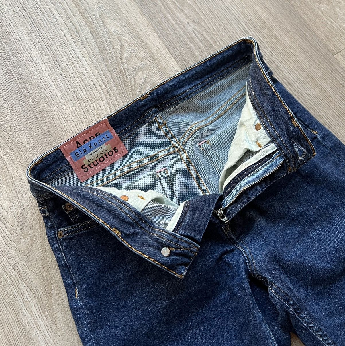 Acne Studios Acne Studios Blue Skinny Jeans Denim Pants Size 26" / US 2 / IT 38 - 4 Thumbnail