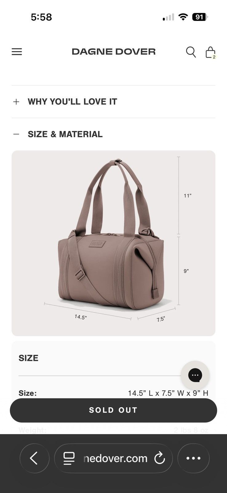Dagne Dover Landon Carryall Size ONE SIZE - 12 Thumbnail