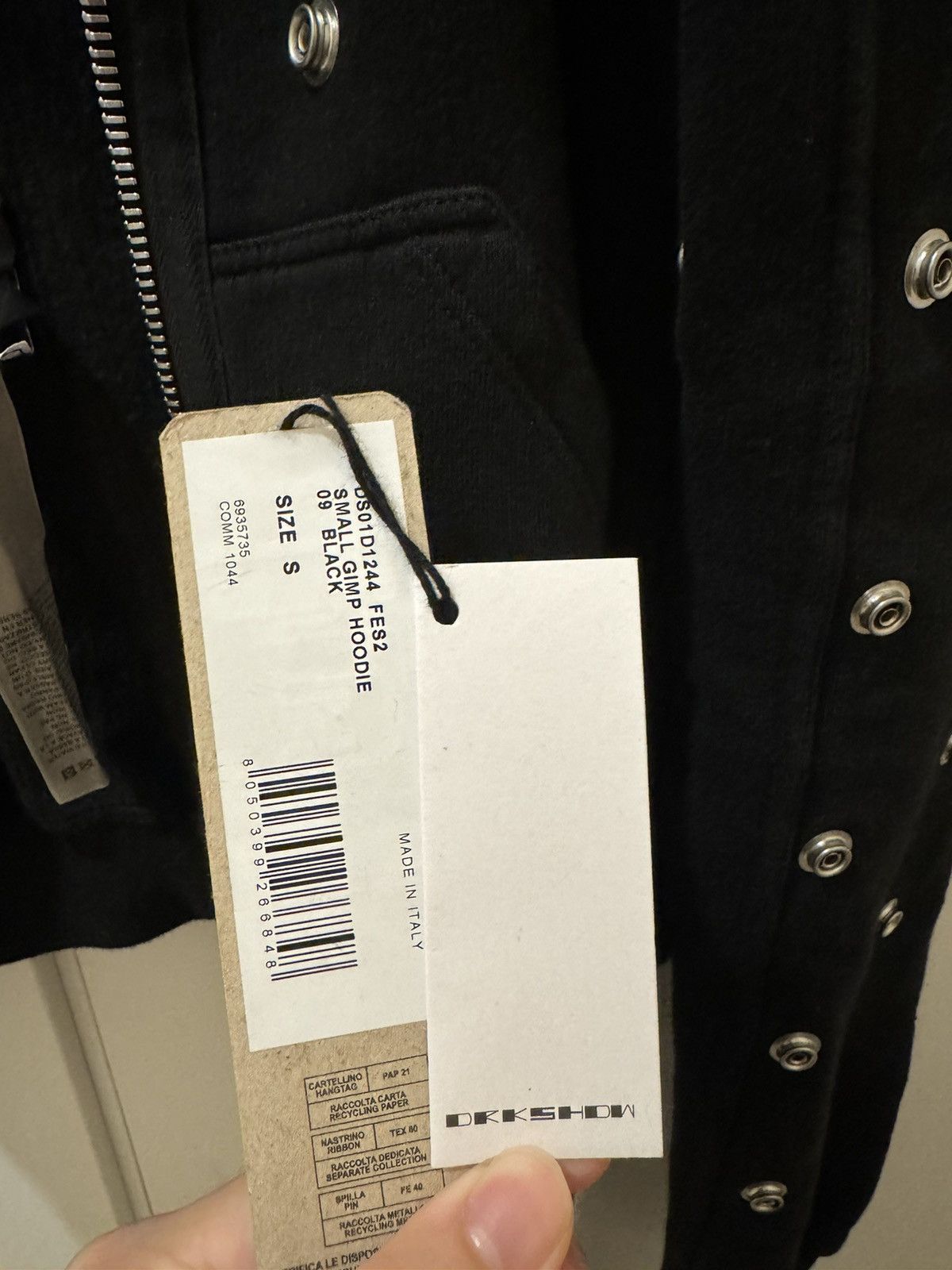 Rick Owens Drkshdw Rick owens DRKSHDW studded hoodie Size US S / EU 44-46 / 1 - 3 Thumbnail