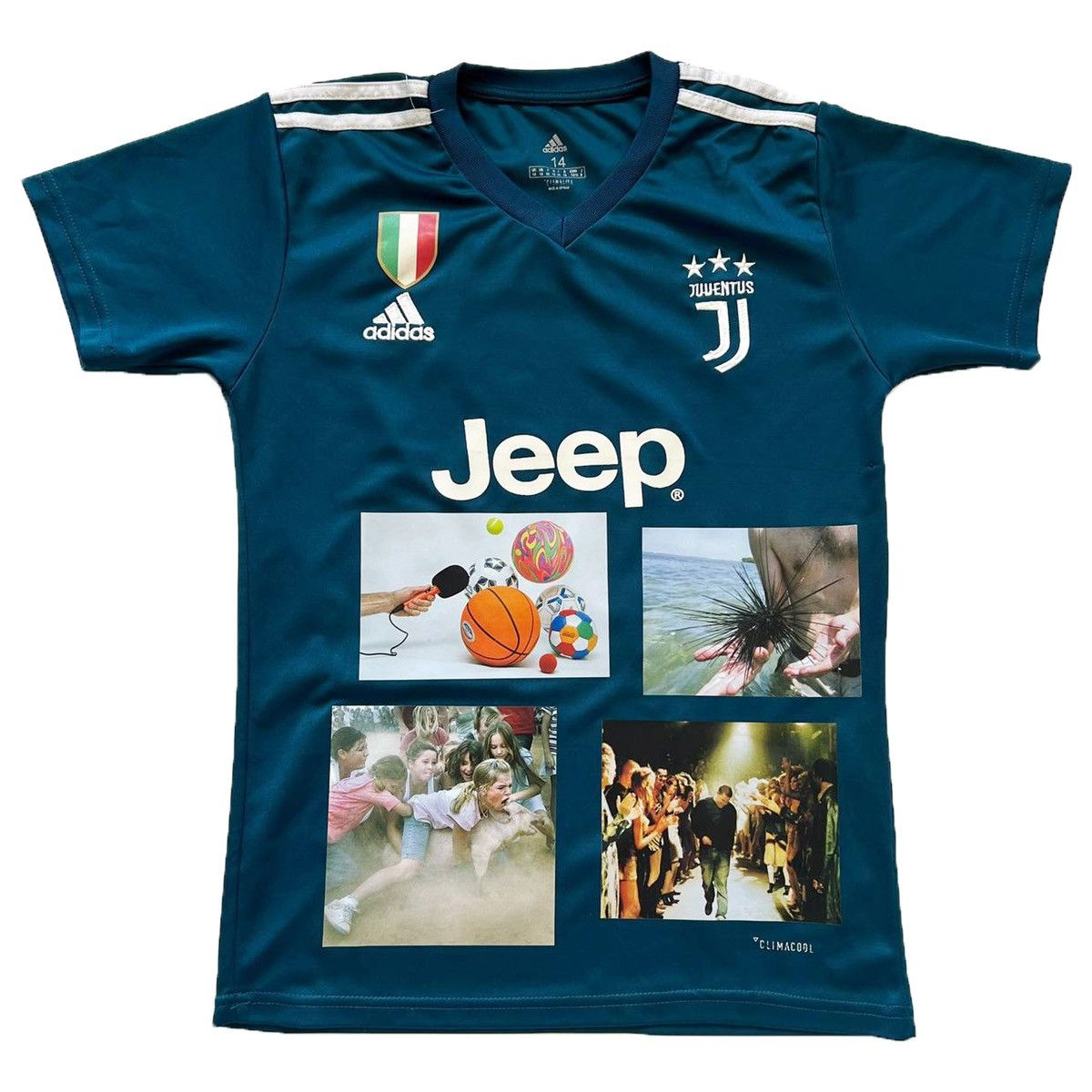 image of Y2K T-Shirt Shirt Jersey Avant Garde One Of A Kind 1Of1 in Black, Men's (Size Medium)