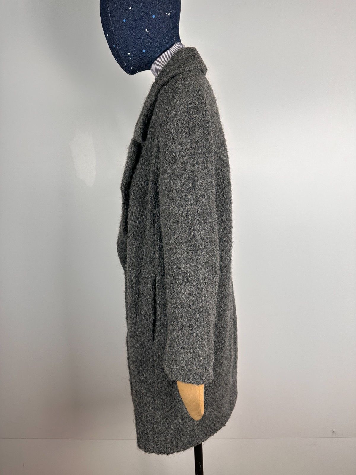 Massimo Dutti Massimo Dutti Wool Unlined Wool Coat Womens Gray Size M Size M / US 6-8 / IT 42-44 - 4 Thumbnail