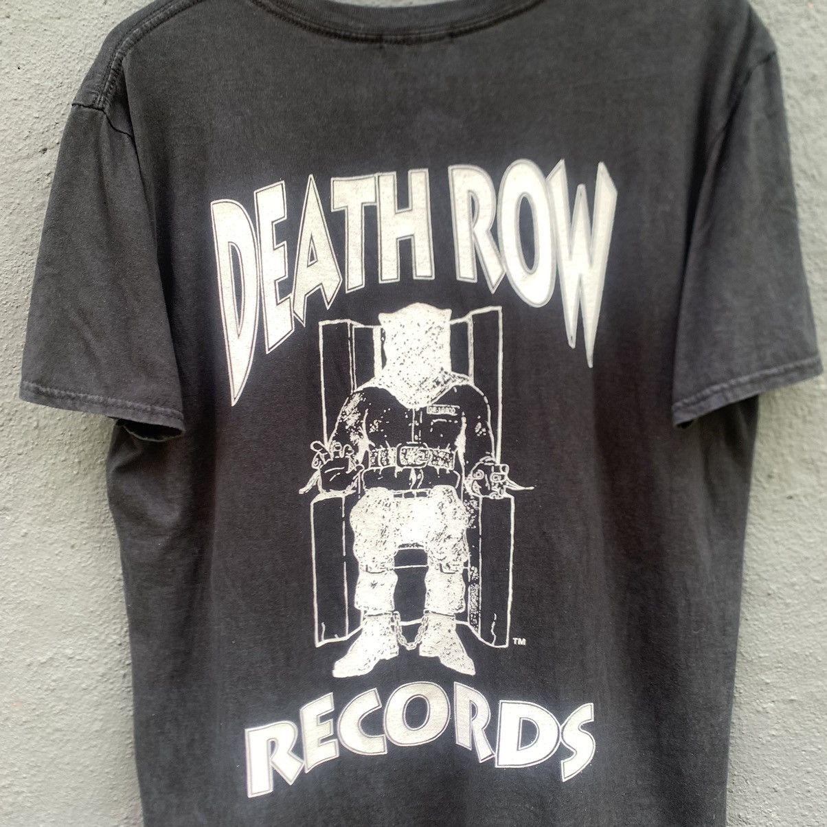 Rap Tees Thrashed Faded Death Row Records Tee Size US L / EU 52-54 / 3 - 2 Thumbnail