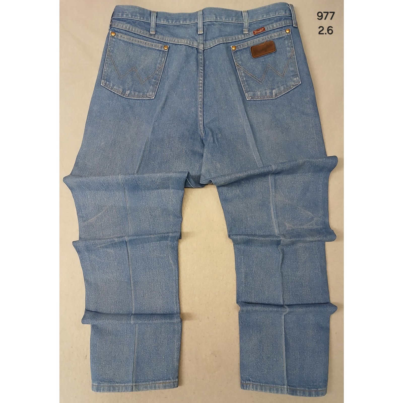 Wrangler Wrangler (38x38) Vintage High Rise Straight Blue Denim Jeans Size US 38 / EU 54 - 8 Thumbnail