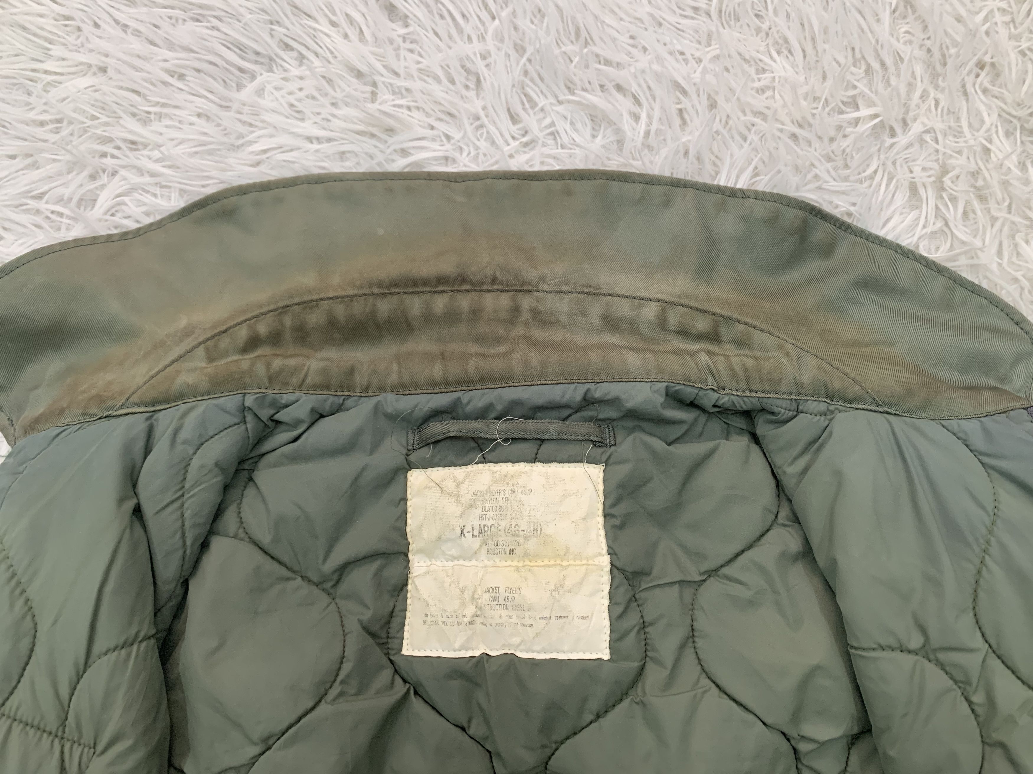 Vintage Vtg Houston CWU Bomber Flyers Jacket Ideal Zipper Size US XL / EU 56 / 4 - 11 Thumbnail