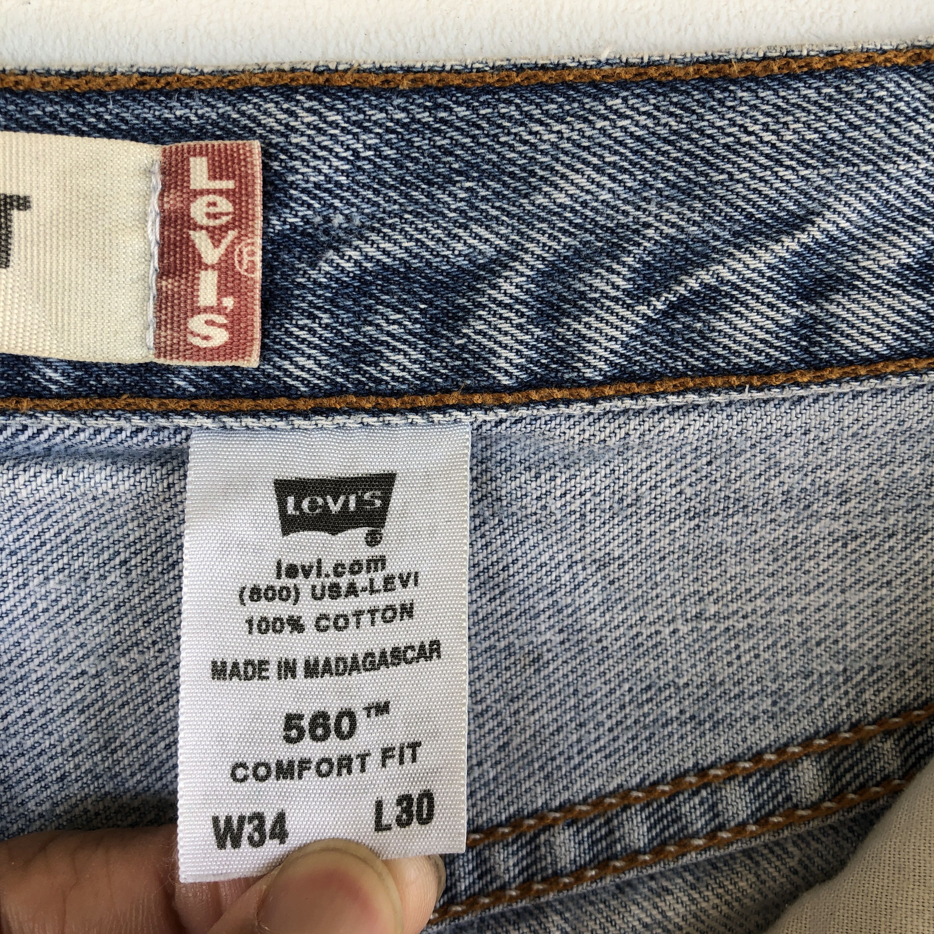 Levi's Vintage Levis Jeans Distressed Levi's 560 Sun Faded Denim Size US 32 / EU 48 - 6 Thumbnail