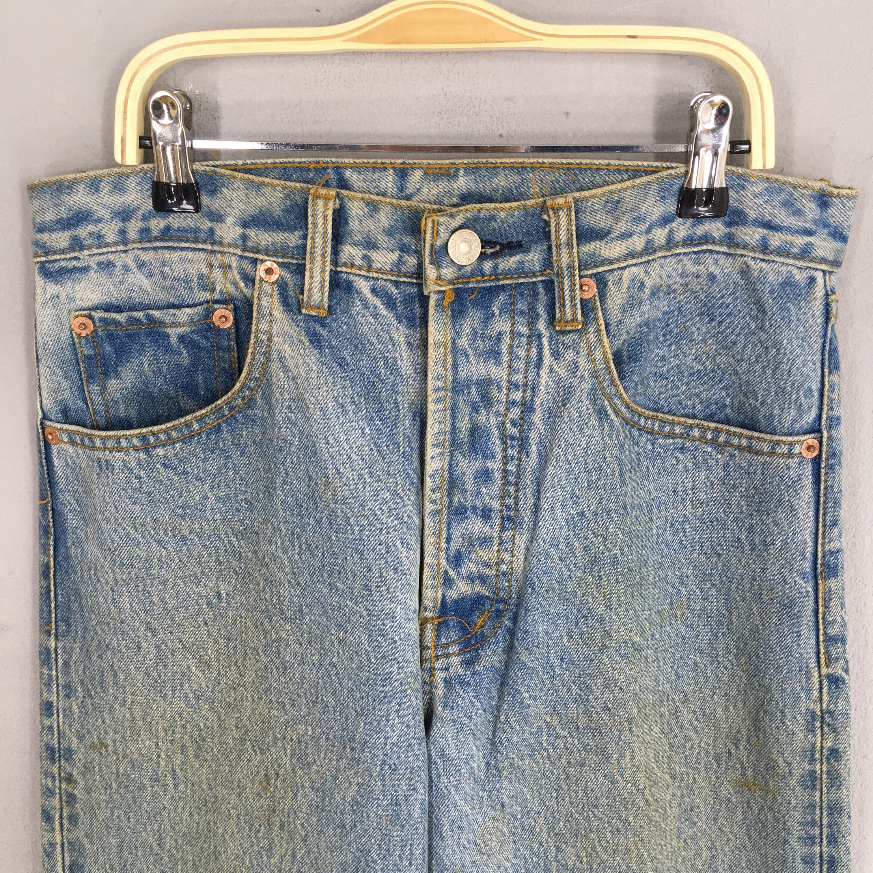 Levi's Size 30x33.5 Vintage 90s Levi's 501 Stonewash Denim S1796 Size US 30 / EU 46 - 2 Thumbnail