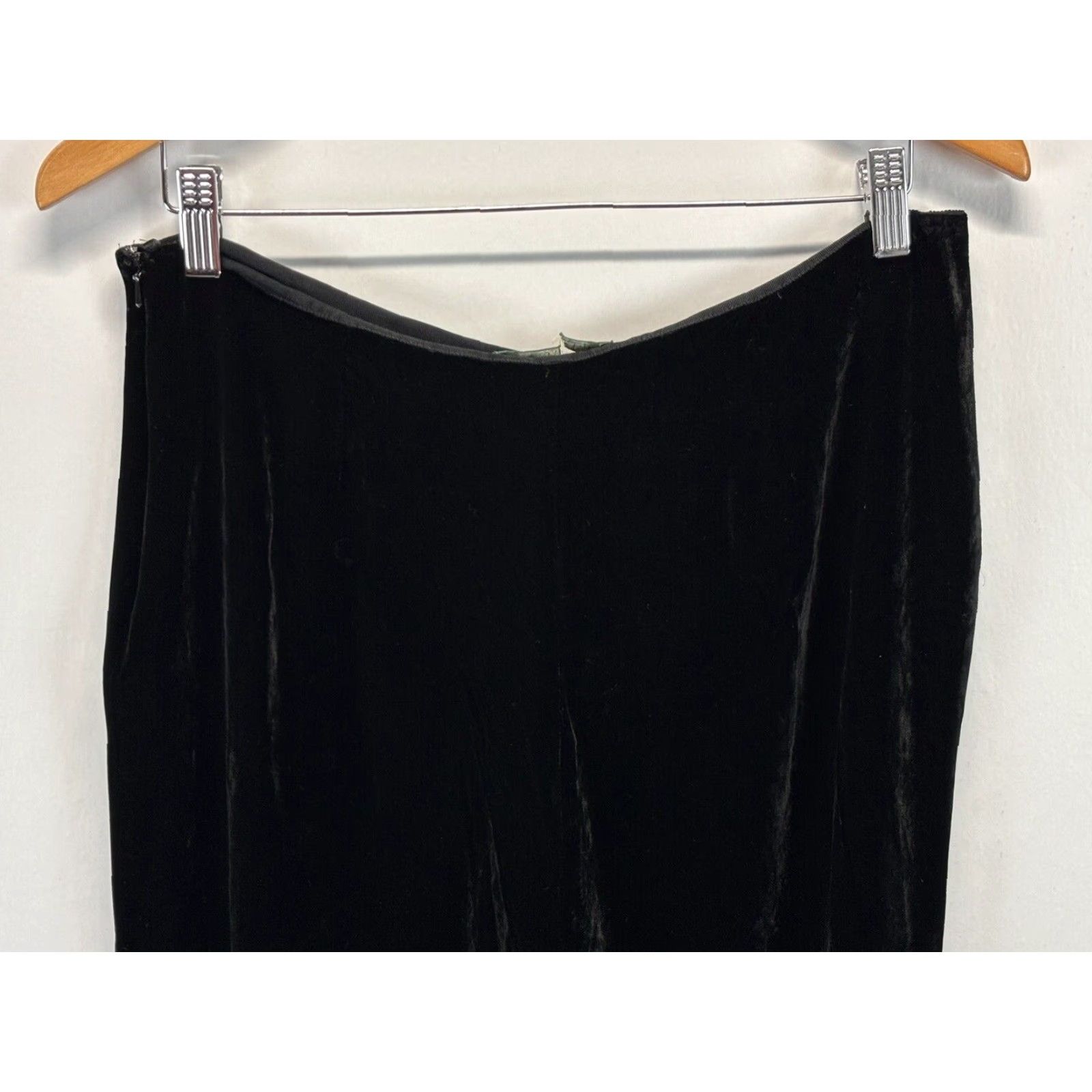 Ralph Lauren Lauren Ralph Lauren Velvet Pants Trousers Sz 10 Womens Black Lined Dress Pants Silk Blend Velvet Size 32" / US 10 / IT 46 - 4 Thumbnail