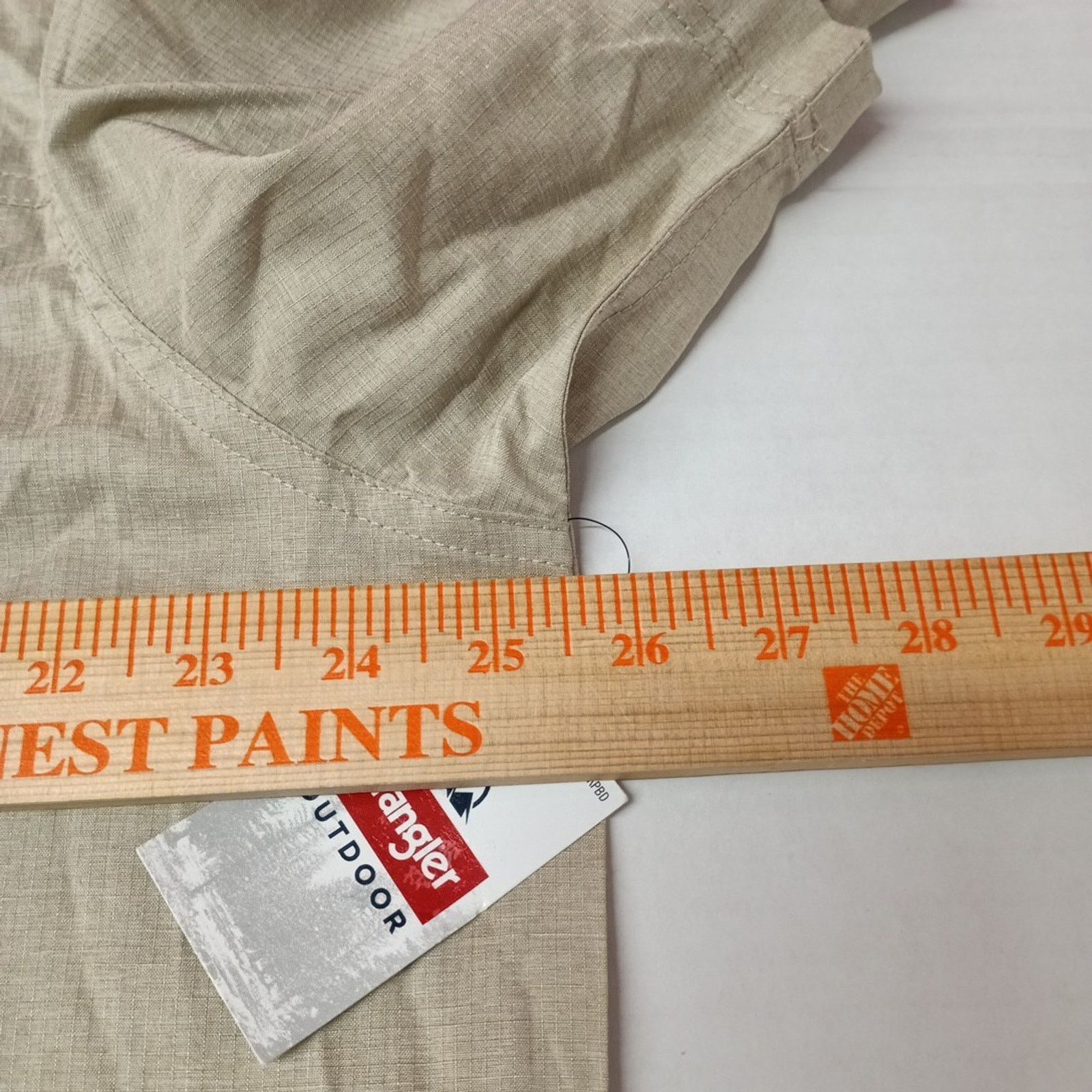 Wrangler Wrangler Men's XL Beige Thru Hike Shirt Vented UPF 40+ Size US XL / EU 56 / 4 - 6 Thumbnail