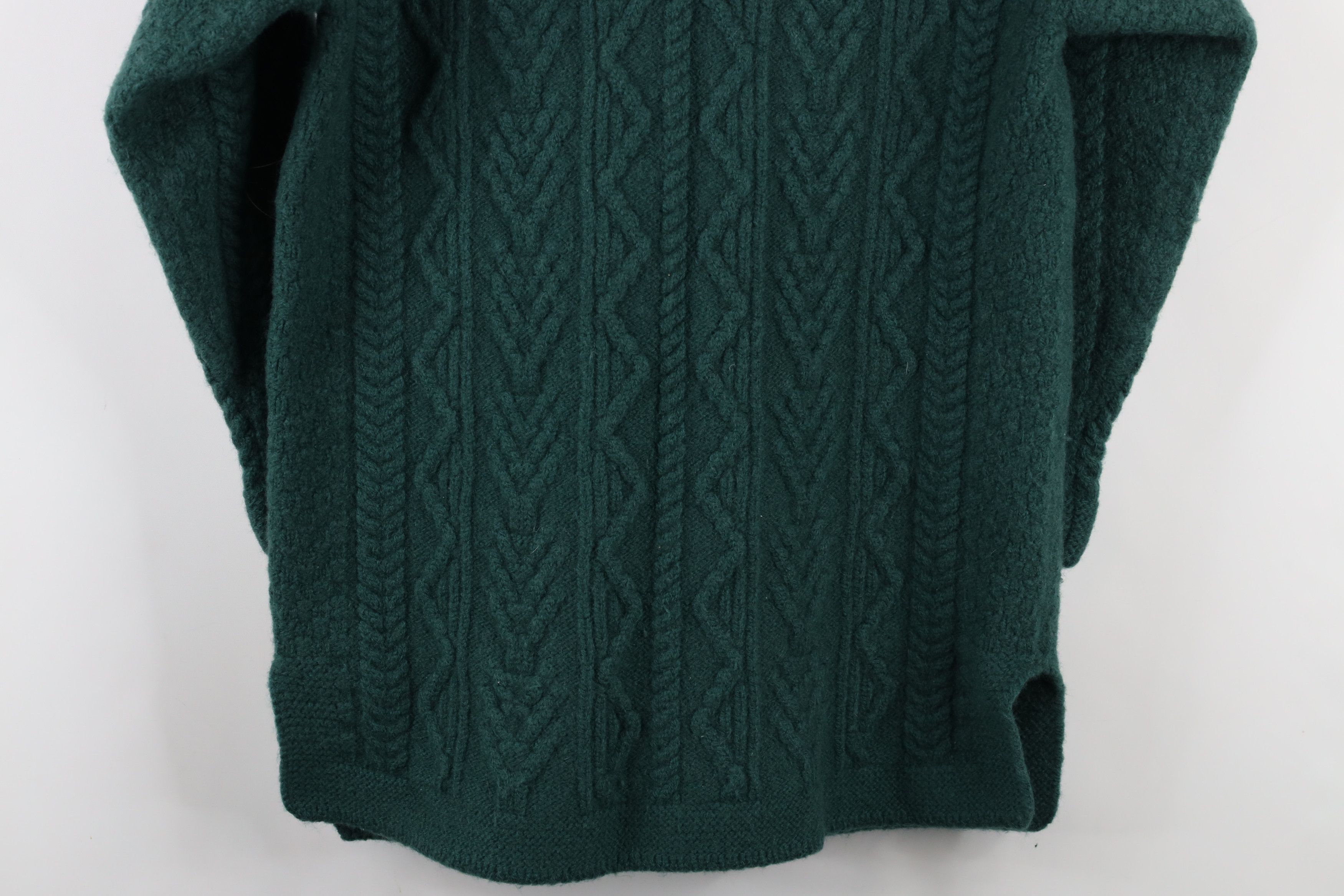 Vintage Vintage 90s Streetwear Cable Knit Fisherman Cardigan Sweater Size S / US 4 / IT 40 - 12 Thumbnail