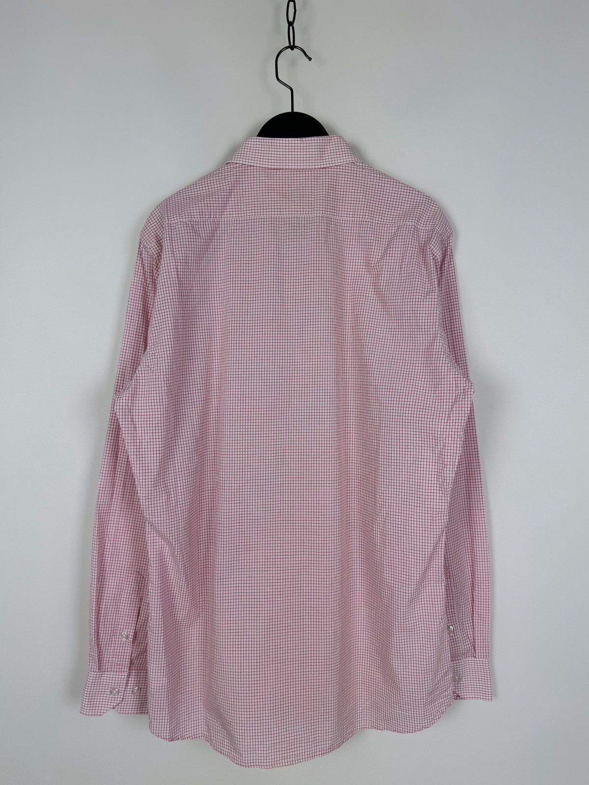 Moschino Moschino Heart Pink Buttons Up Check Shirt Size US L / EU 52-54 / 3 - 6 Thumbnail
