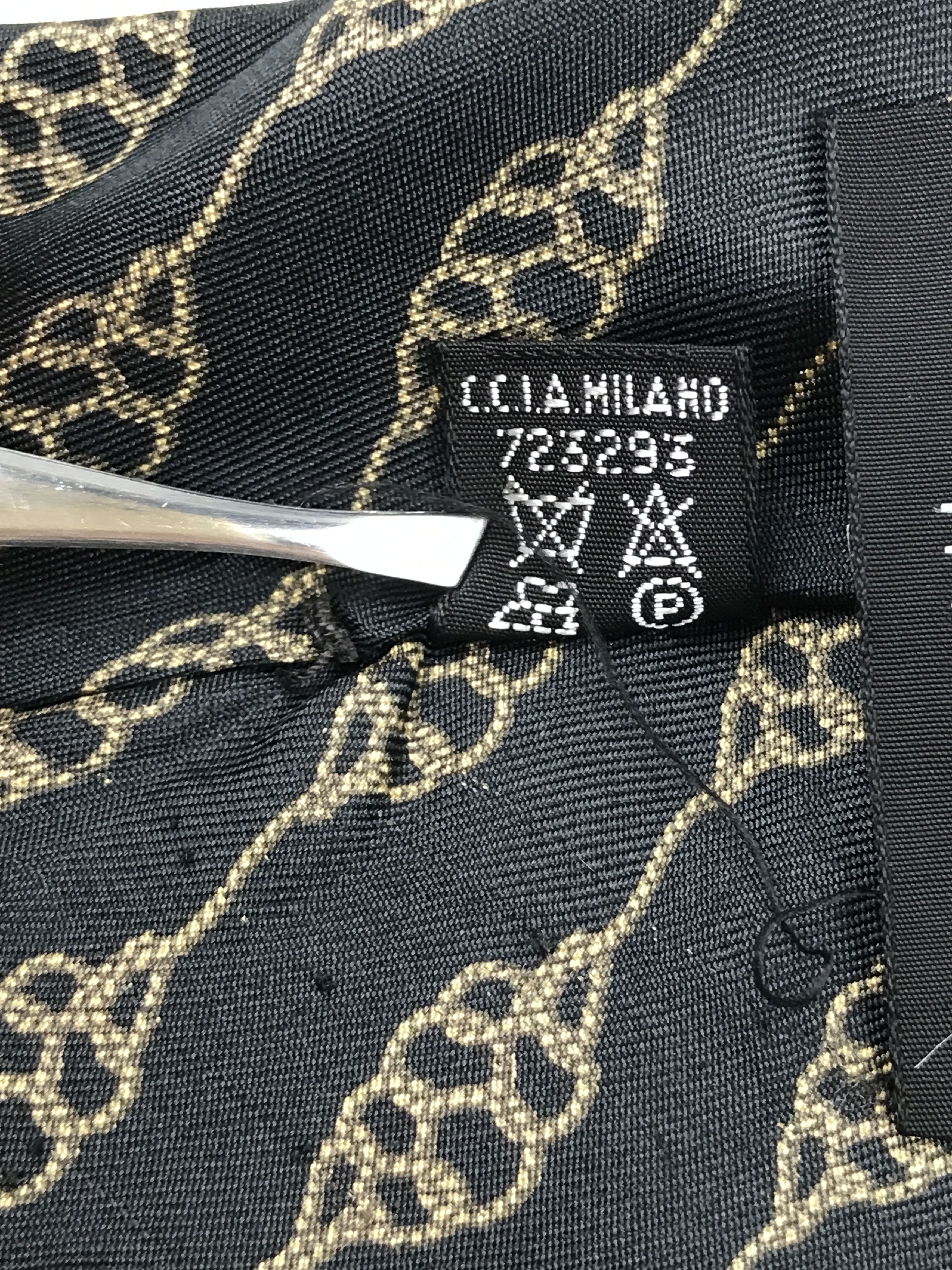 Chanel × Vintage Vintage Chanel Silk Necktie Size ONE SIZE - 7 Thumbnail
