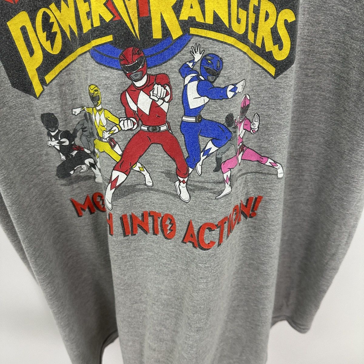 Vintage Vintage 00s Power Rangers Mighty Morphin Comics tee y2k og Size US L / EU 52-54 / 3 - 5 Thumbnail