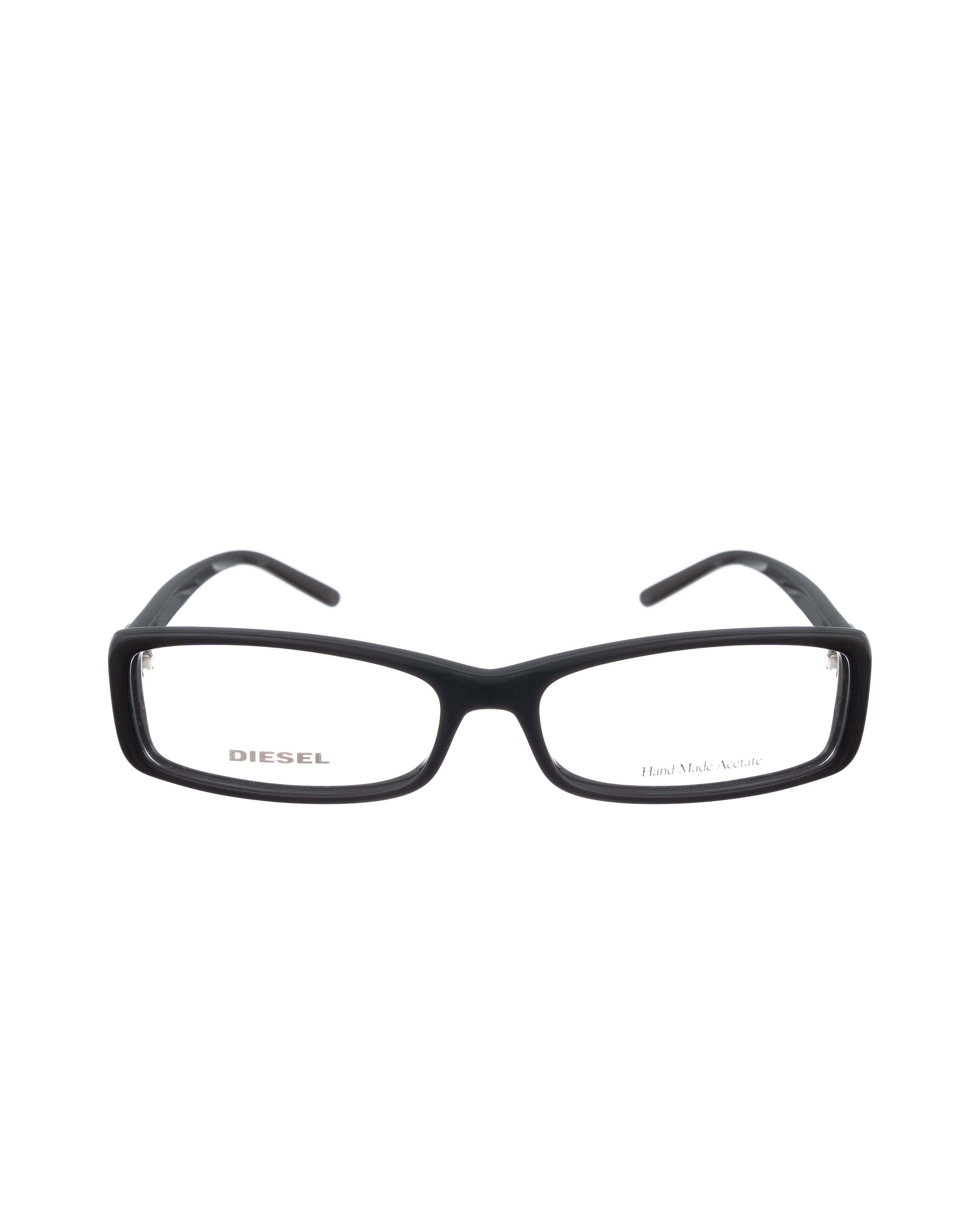 Diesel Diesel 00s Classic Black Plastic Glasses with Dark Details Size ONE SIZE - 1 Thumbnail