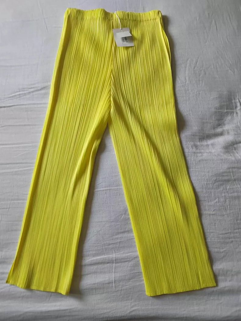 Issey Miyake issey miyake size:2 Yellow trousers 2506-Nextarrow Size 42" / US 20 - 2 Thumbnail