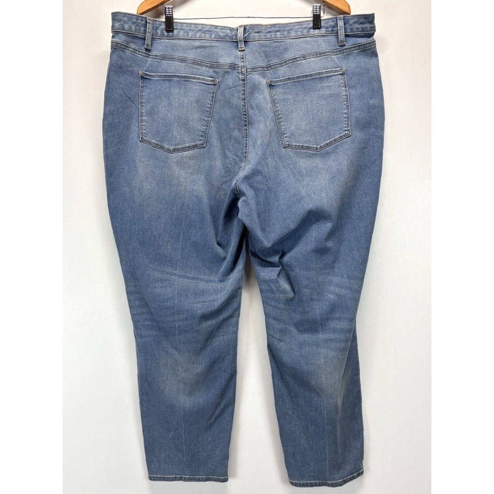 Talbots Talbots Flawless Slim Ankle Jeans Plus Size 22W Light Wash Stretch Women’s Denim Size 40" / US 18 - 3 Thumbnail