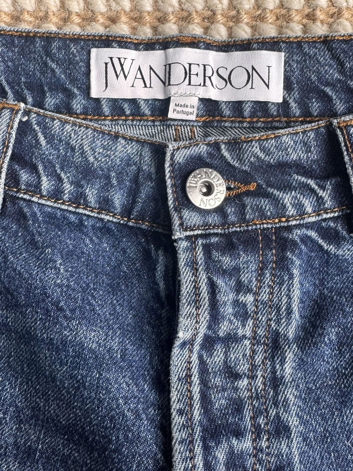JW Anderson JW Anderson Blue Straight Leg Jeans Size US 34 / EU 50 - 3 Thumbnail