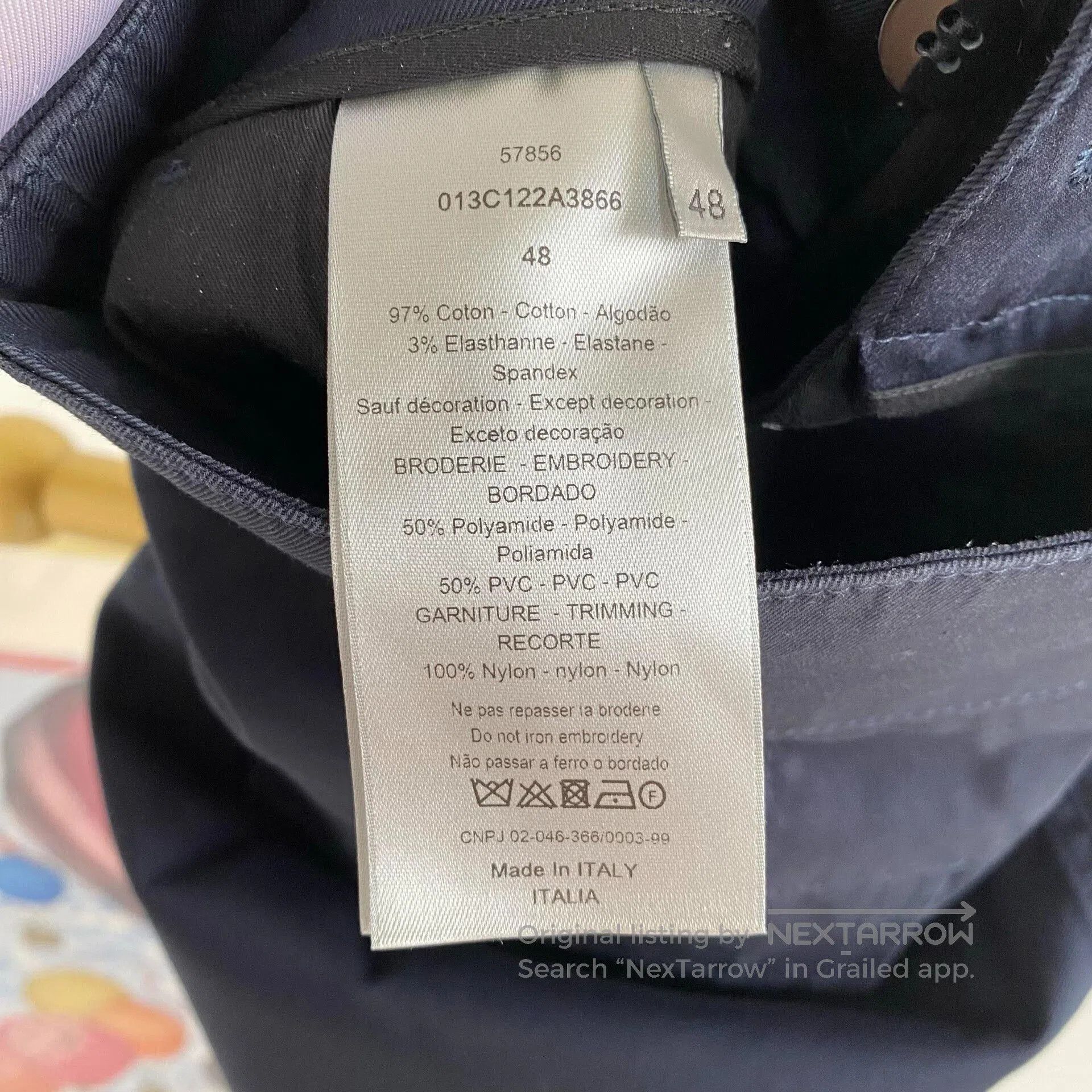 Dior christian dior navy casual pants. Size US 32 / EU 48 - 7 Thumbnail