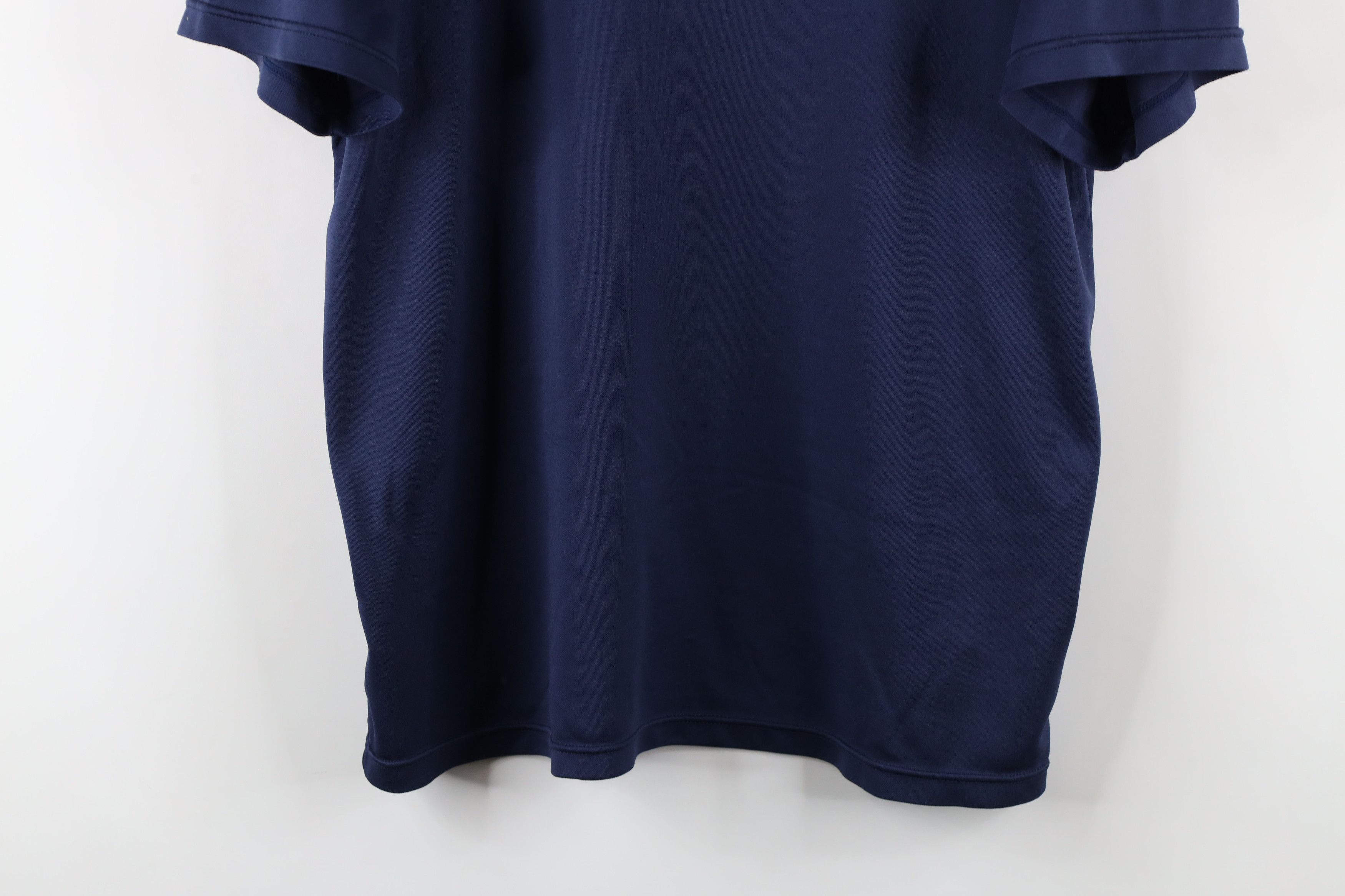 Nike × Vintage Vintage 90s Nike Mini Swoosh Knit Short Sleeve T-Shirt USA Size US M / EU 48-50 / 2 - 3 Thumbnail