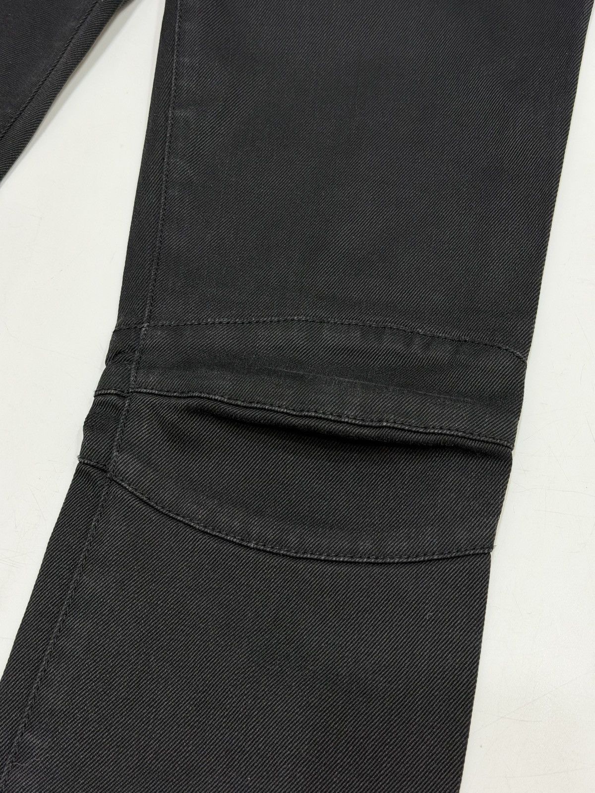 Balmain BALMAIN Decarnin FW 2009 Waxed Biker Black Denim Jeans Zip Size US 28 / EU 44 - 14 Thumbnail