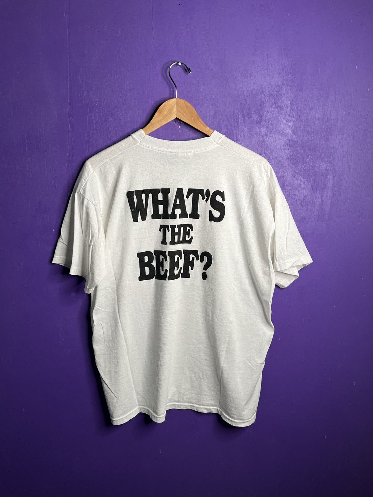 Vintage Vintage 1998 what’s the beef Oprah boxing tee Size US XL / EU 56 / 4 - 2 Thumbnail