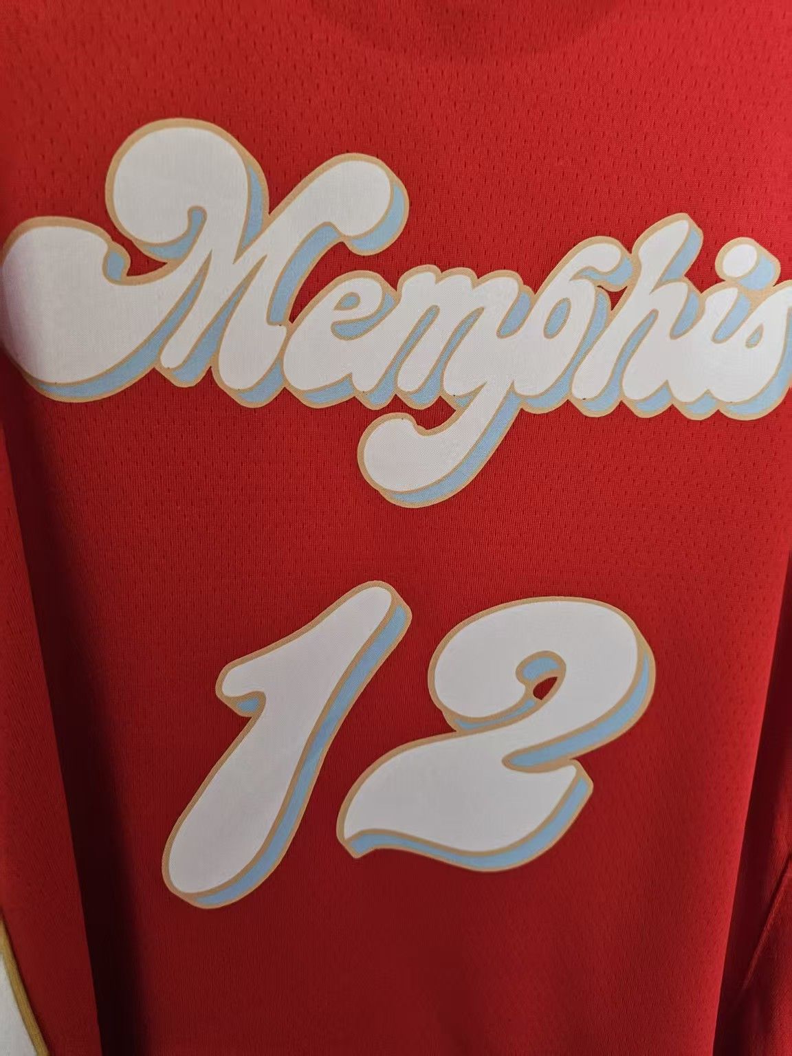 NBA Memphis Grizzlies 12 Ja Morant Jersey Red Size US XL / EU 56 / 4 - 3 Thumbnail