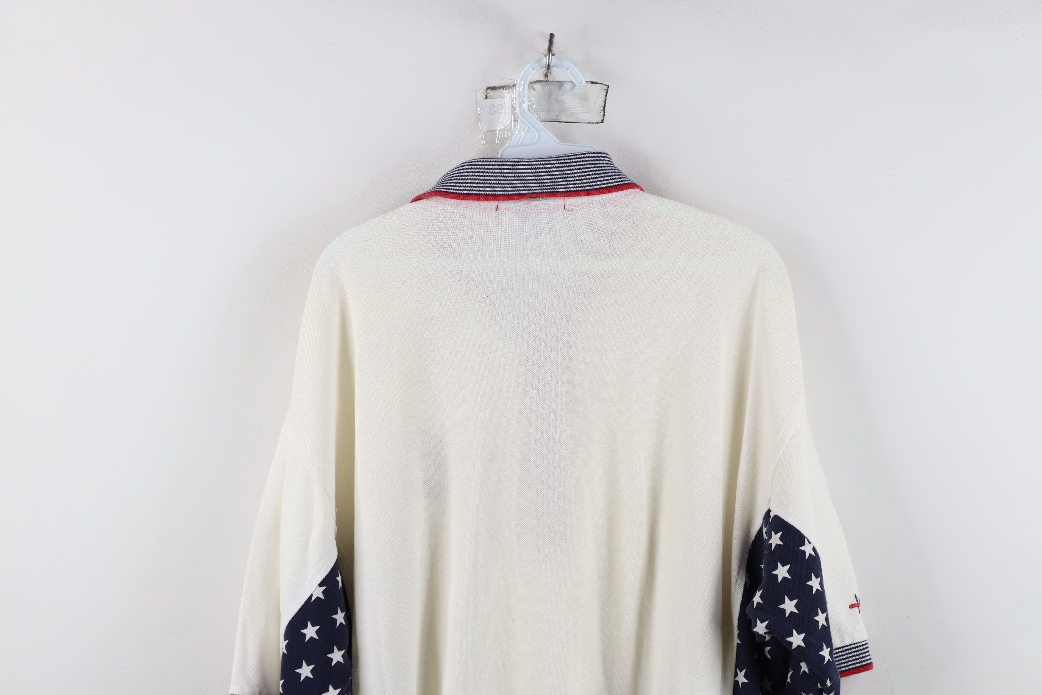 Vintage Vintage 90s Cleveland Indians Baseball USA Flag Polo Shirt Size US XL / EU 56 / 4 - 13 Thumbnail