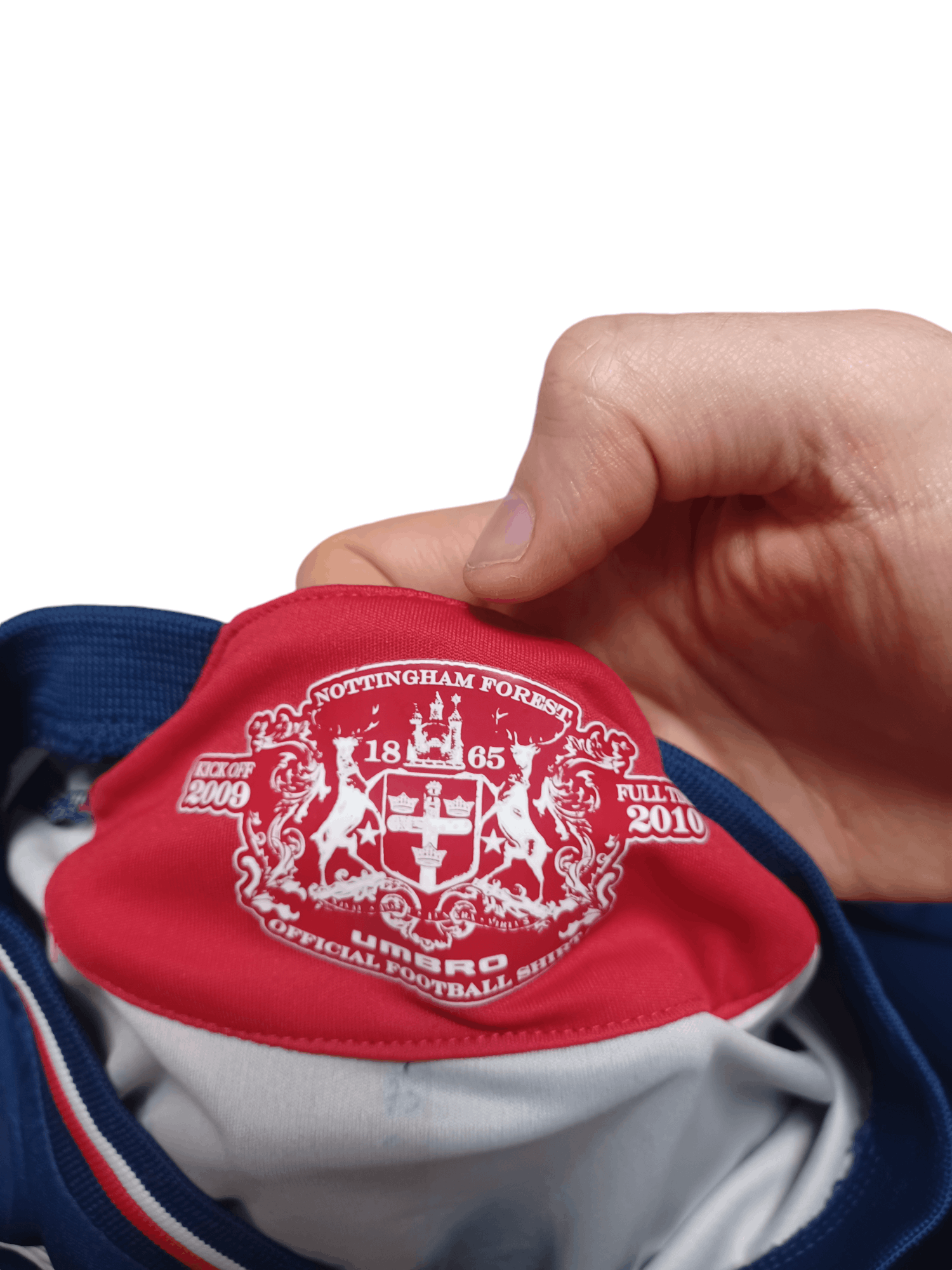 Umbro NOTTINGHAM FOREST 2009-2010 UMBRO AWAY KIT JERSEY SOCCER Size US L / EU 52-54 / 3 - 4 Thumbnail