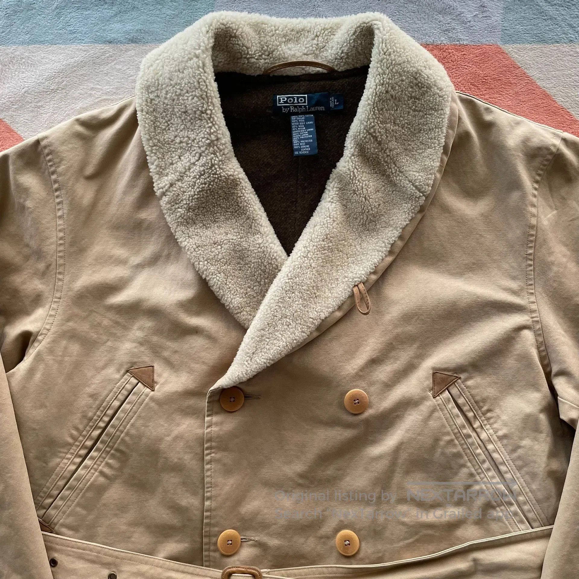 Polo Ralph Lauren Polo Ralph Lauren Shearling Hunting Jacket. Size US L / EU 52-54 / 3 - 5 Thumbnail