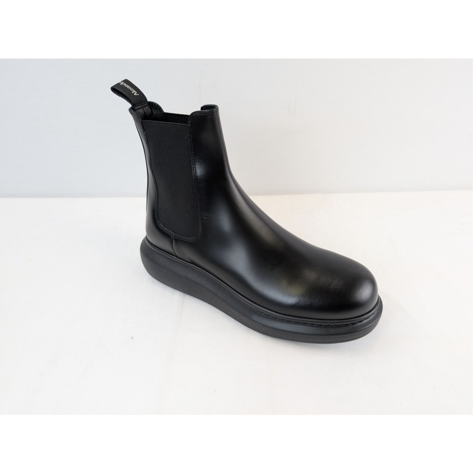 Alexander McQueen o1rshd1 New Liquid Spazzolat Boots in Black Size US 10 / EU 43 - 4 Thumbnail