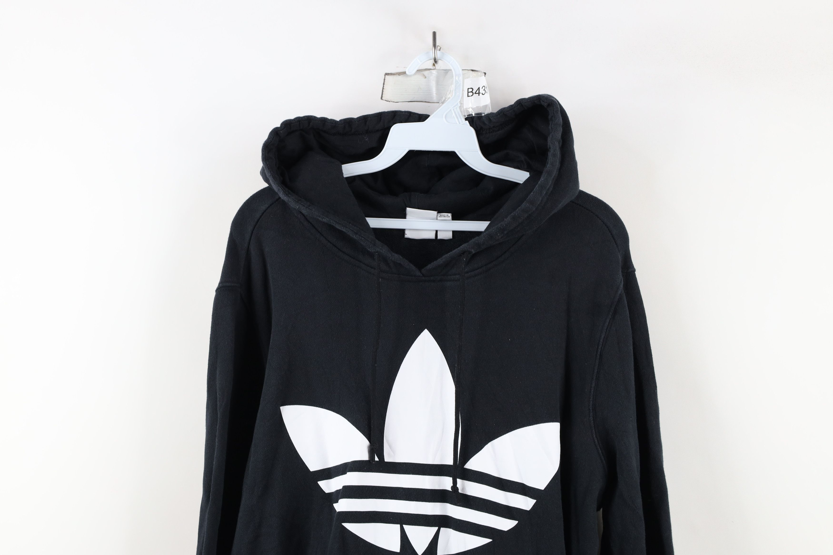 Adidas × Vintage Vintage Y2K Adidas Spell Out Big Logo French Terry Hoodie Size L / US 10 / IT 46 - 2 Thumbnail