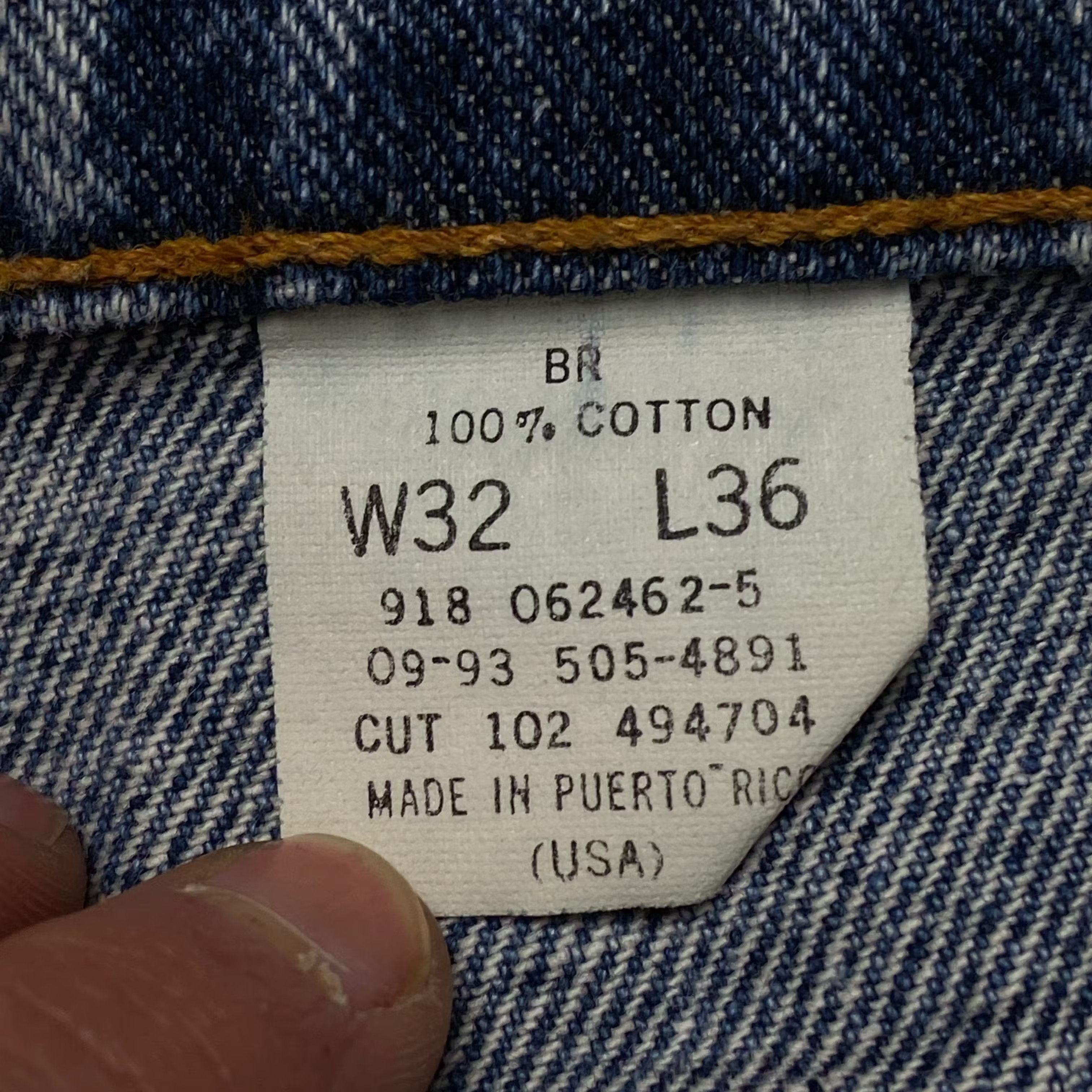 Levi's × Levi's Vintage Clothing × Vintage Mens Vintage Denim Jeans Levis 505 Size W 32 L 36 Size US 30 / EU 46 - 3 Thumbnail