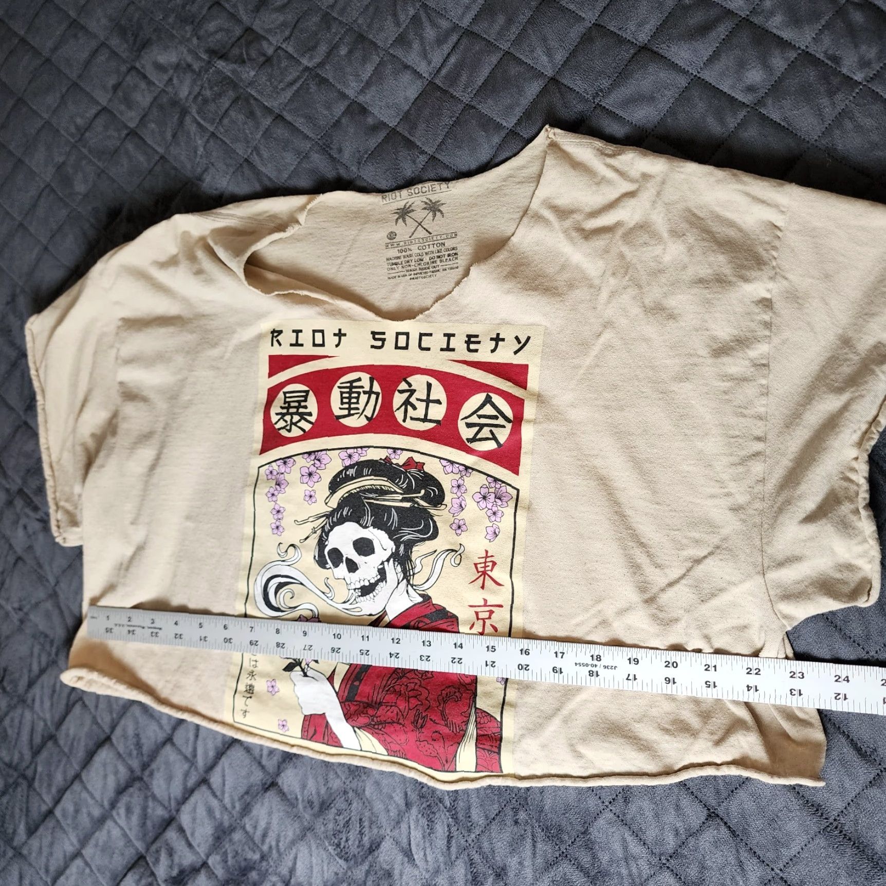 Vintage Riot Society Shirt womens 2XL short sleeve v neck Size XXL / US 16-18 / IT 52-54 - 5 Thumbnail