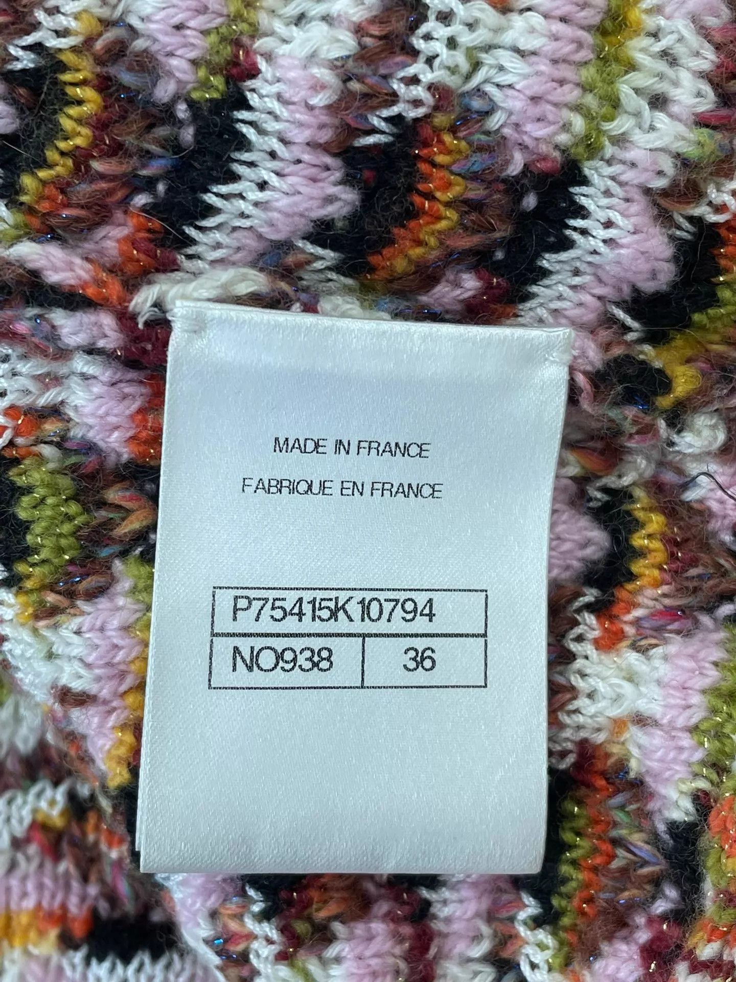 Chanel Chanel Brown Cable Knit Vest 36 Size XS / US 0-2 / IT 36-38 - 5 Thumbnail