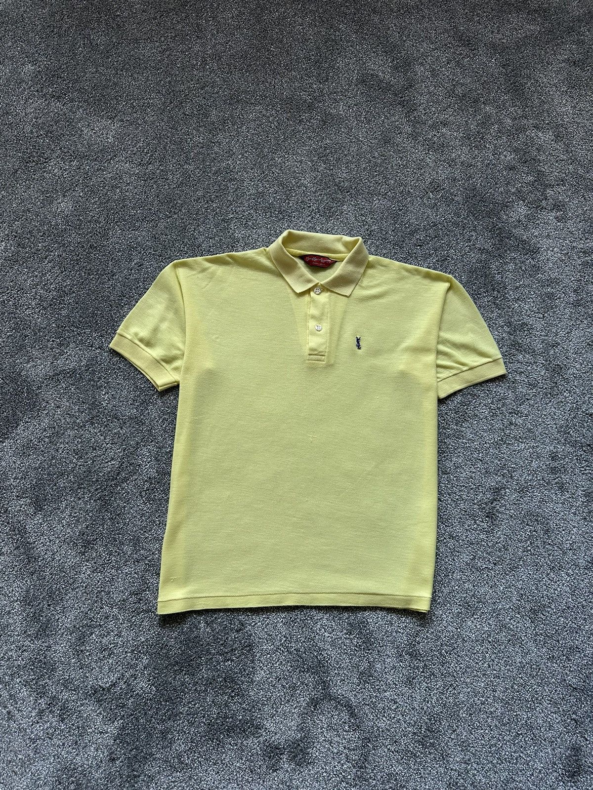 Yves Saint Laurent chemise de france sports wear YSL VTG pol