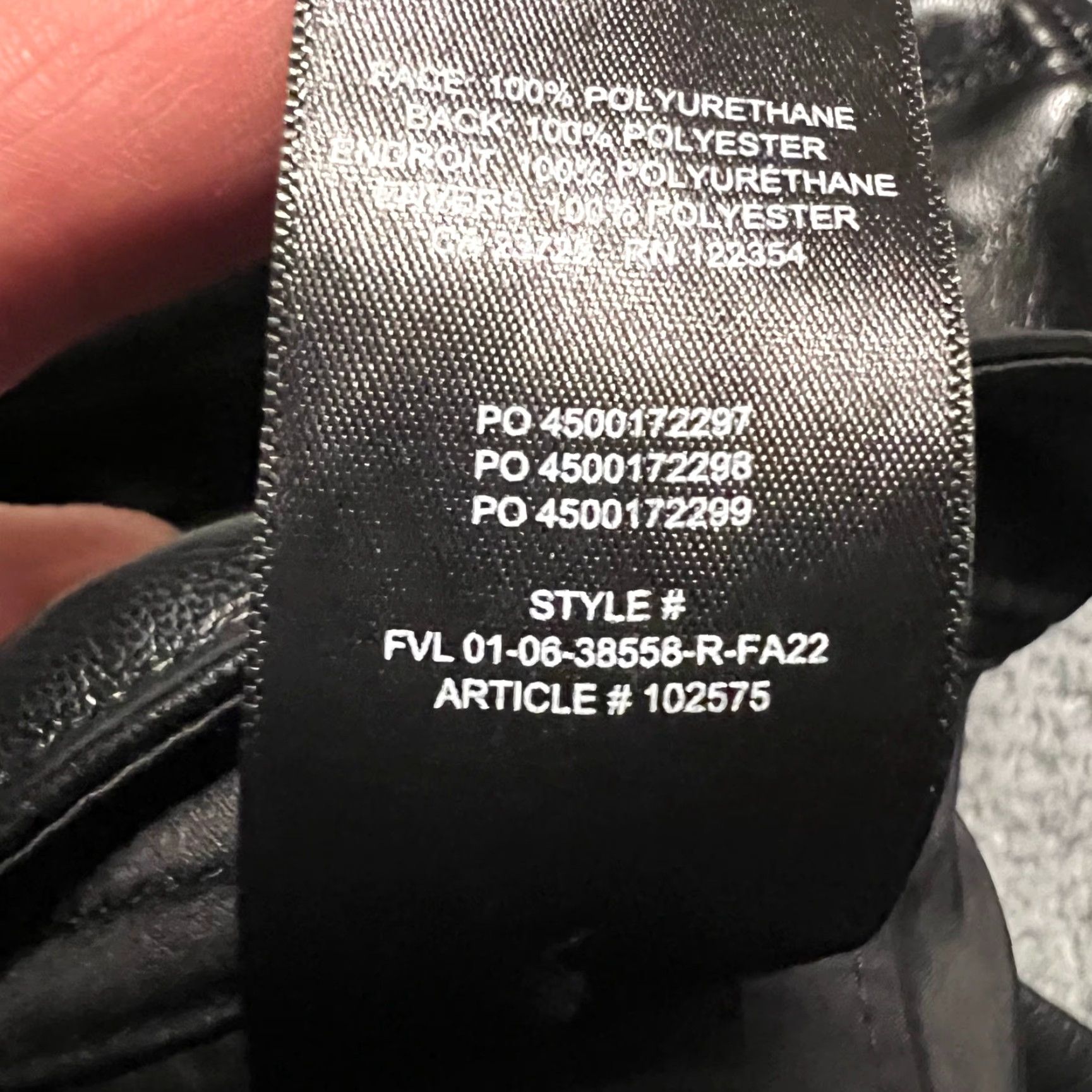 Vintage Babaton Pants Womens 0 Black Faux Leather Flat Front Straight Leg Pants Womens 0 Black Faux Leather Flat Front Straight Leg Men? Size 25" / US 0 / IT 36 - 7 Thumbnail