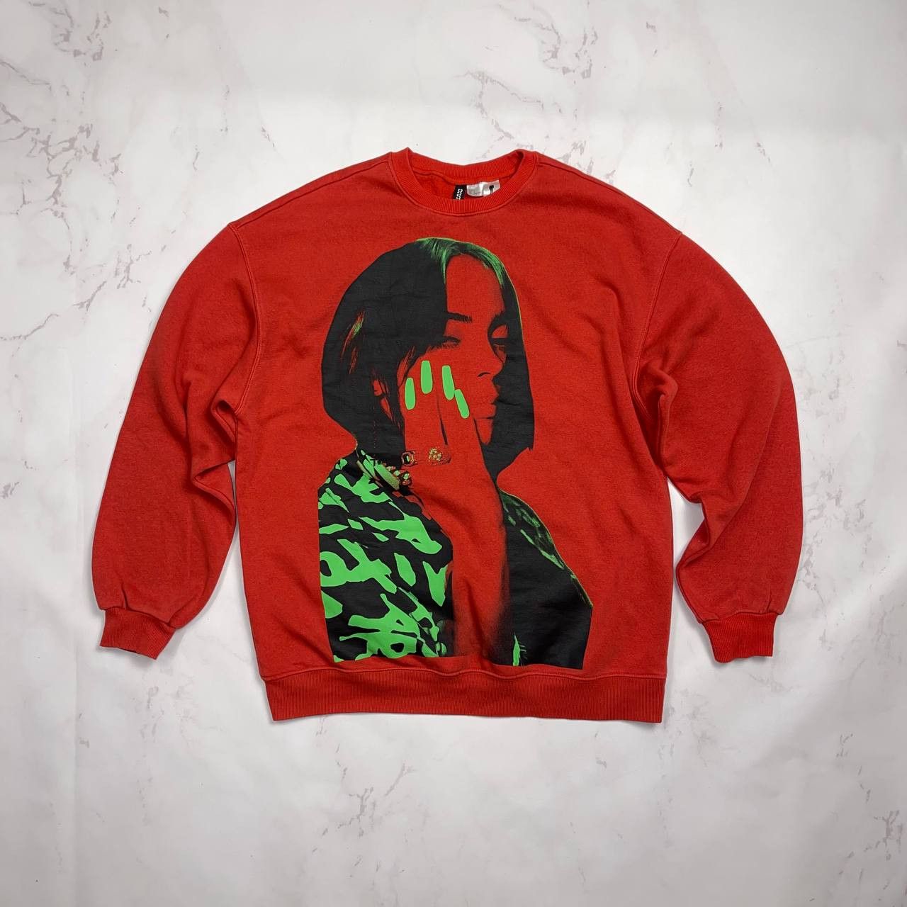 Vintage Sweat-shirt Billie Eilish H&M rare graphique logo S Size US S / EU 44-46 / 1 - 2 Thumbnail