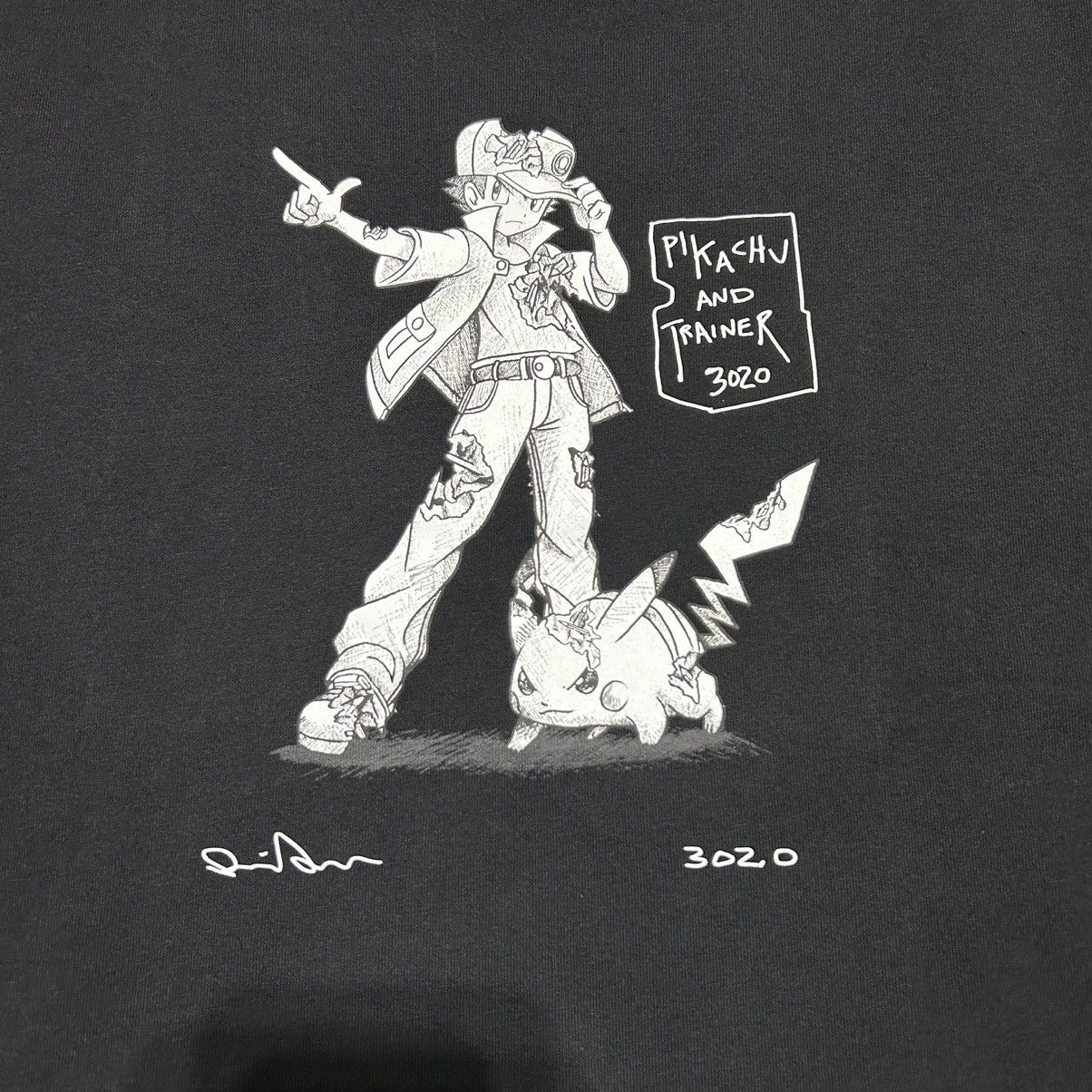 Pokemon × Uniqlo Uniqlo Pokemon Daniel Arsham Shirt Pikachu Black Mens XS NEW Size US XS / EU 42 / 0 - 2 Thumbnail
