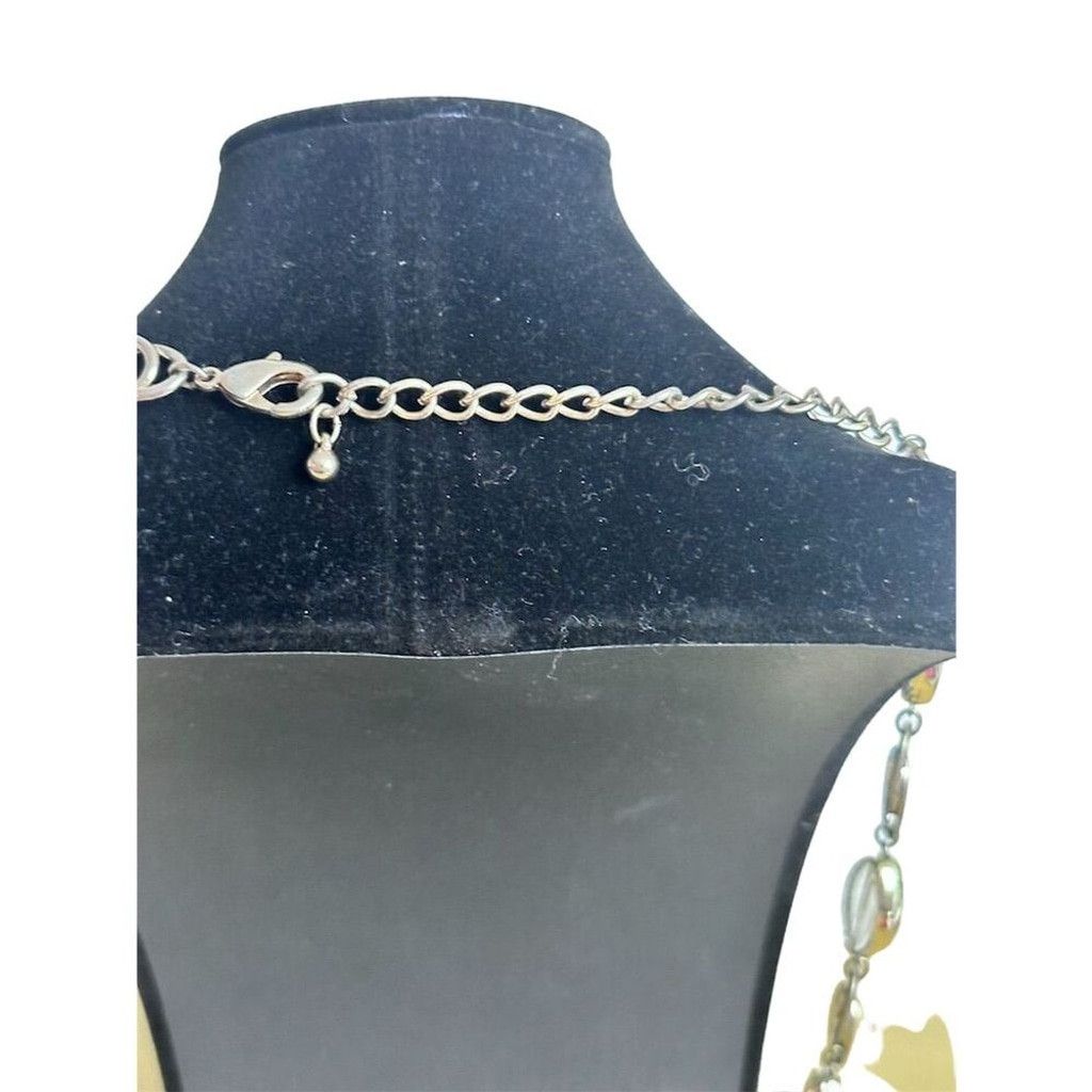 The Unbranded Brand Elegant Multi-Strand Clear Beaded Necklace 28” Size ONE SIZE - 2 Thumbnail