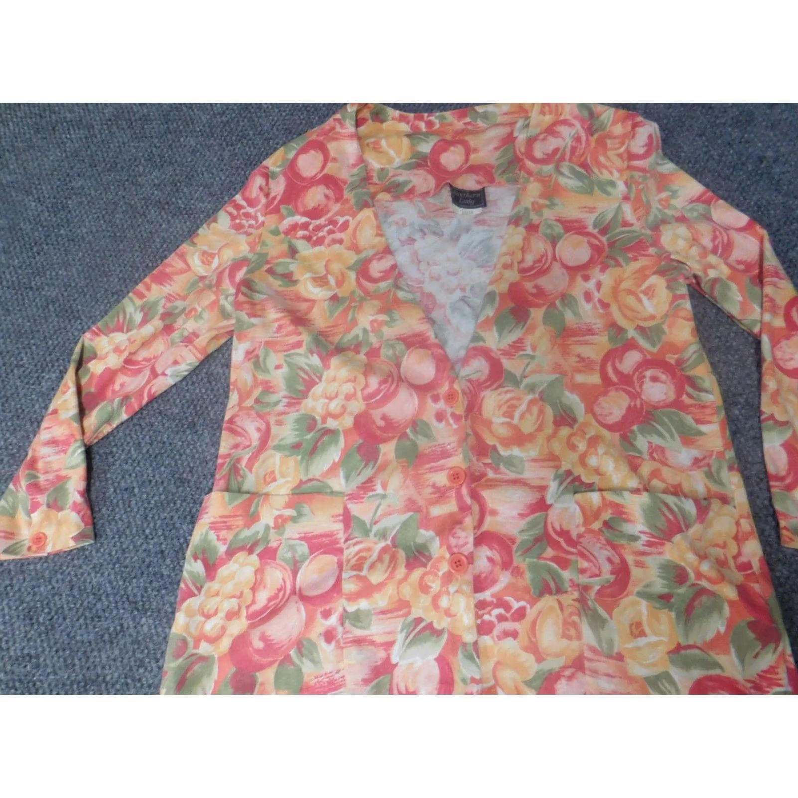 Pinko Southern Lady Womens Jacket 16 Pink Floral Shirt? Size XXL / US 16-18 / IT 52-54 - 2 Thumbnail