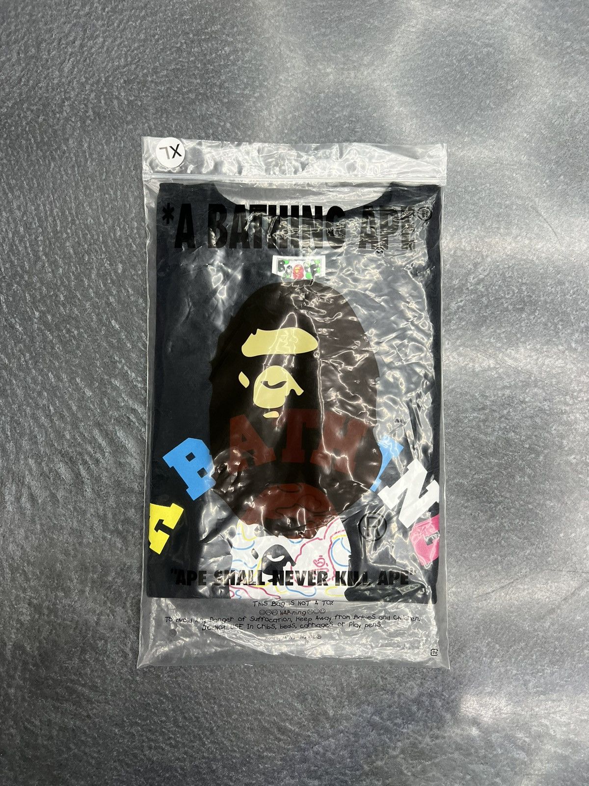 Bape Bape Neon Camo College T-Shirt Size US XL / EU 56 / 4 - 6 Thumbnail