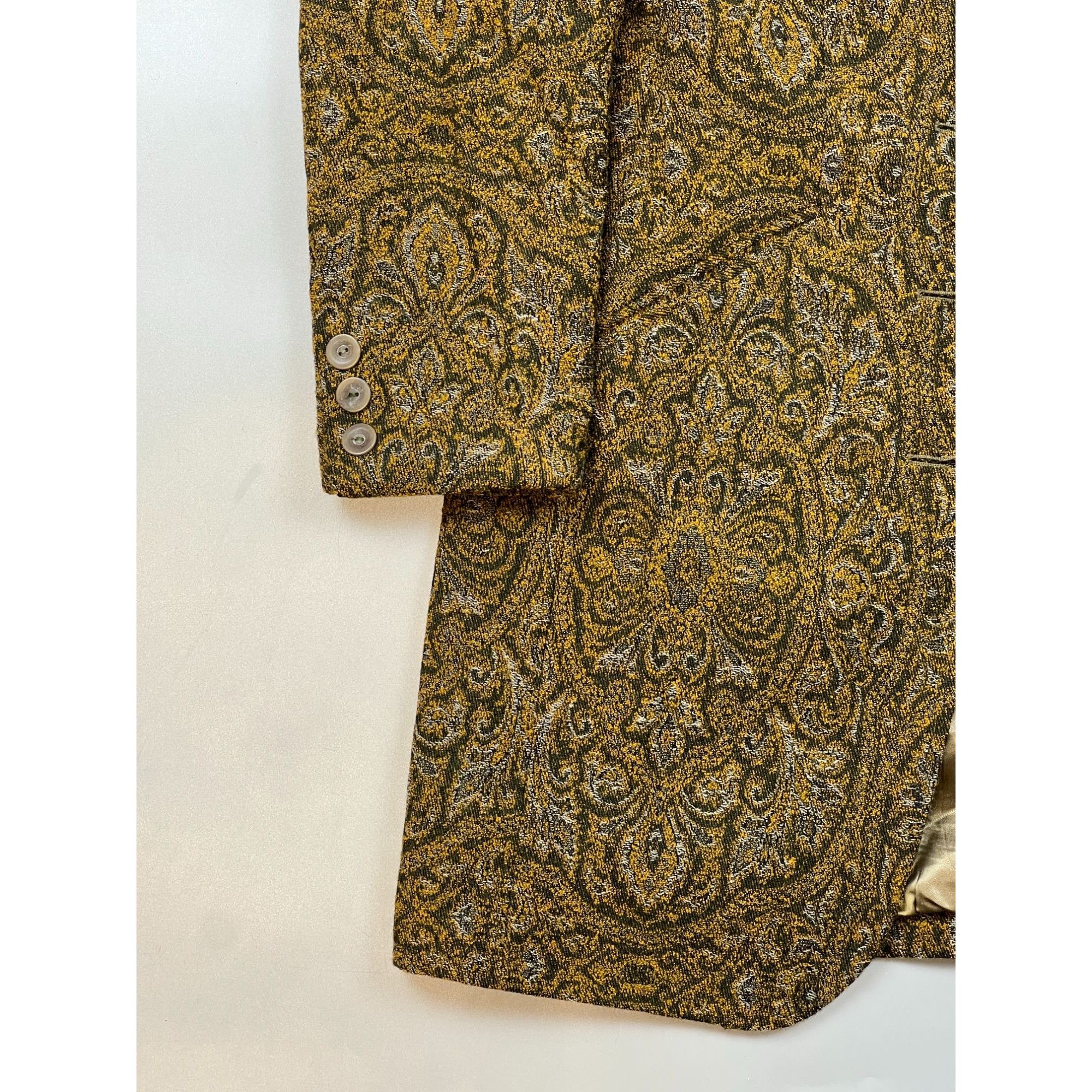 Kenzo Paris Abstract Pattern Tweed Coat (Y0680)