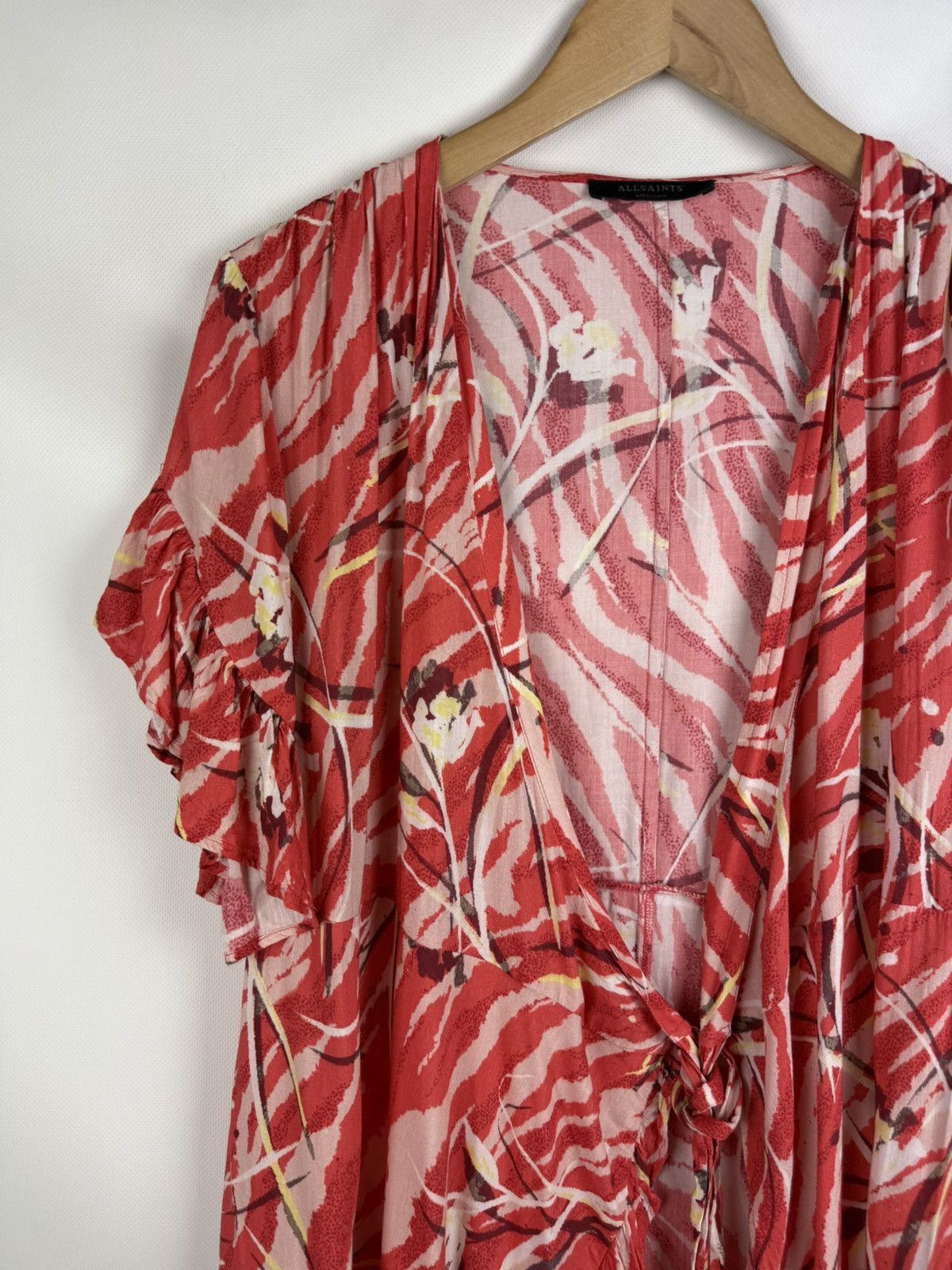 Allsaints Allsaints Marlow Kazuno Ladies Floral Pattern Wrap Dress Size M / US 6-8 / IT 42-44 - 5 Thumbnail