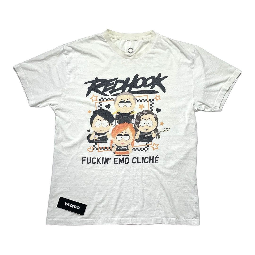 Band Tees Redhook Fuckin Emo Cliche Band tee Size US M / EU 48-50 / 2 - 1 Thumbnail