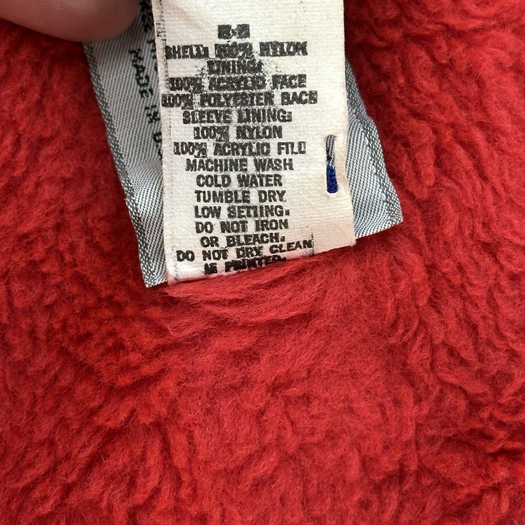 Coach VINTAGE Swingster Coach Jacket Mens Medium Red Fleece Lined Snap Front 90s USA Size US M / EU 48-50 / 2 - 5 Thumbnail