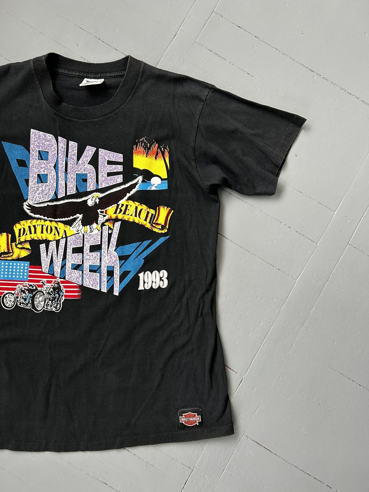 Harley Davidson Harley Davidson vintage T-shirt 1993 Size US L / EU 52-54 / 3 - 2 Thumbnail