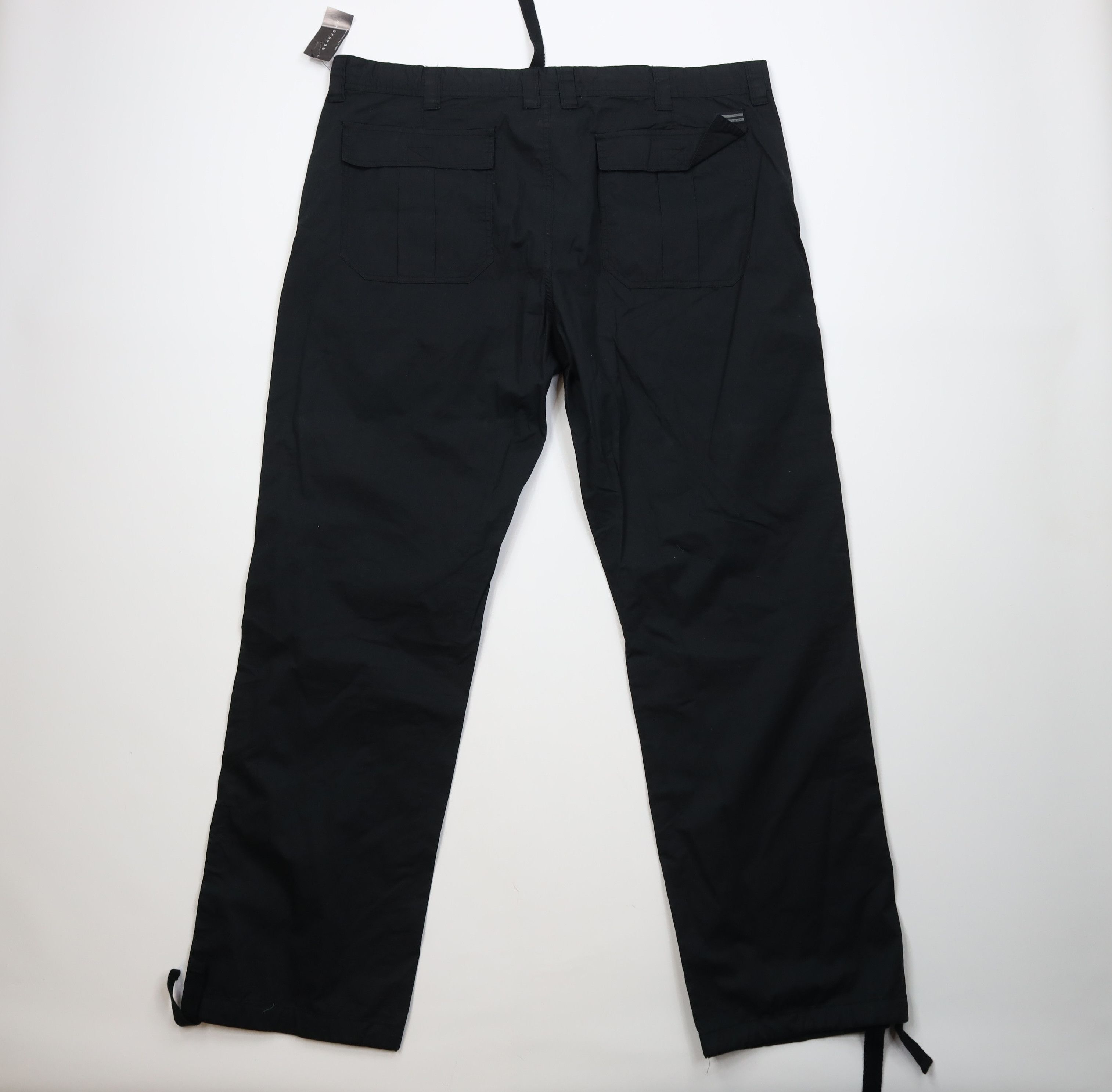 Sean John Deadstock Vintage Y2K Sean John Wide Leg Cargo Pants Black Size US 42 / EU 58 - 9 Thumbnail