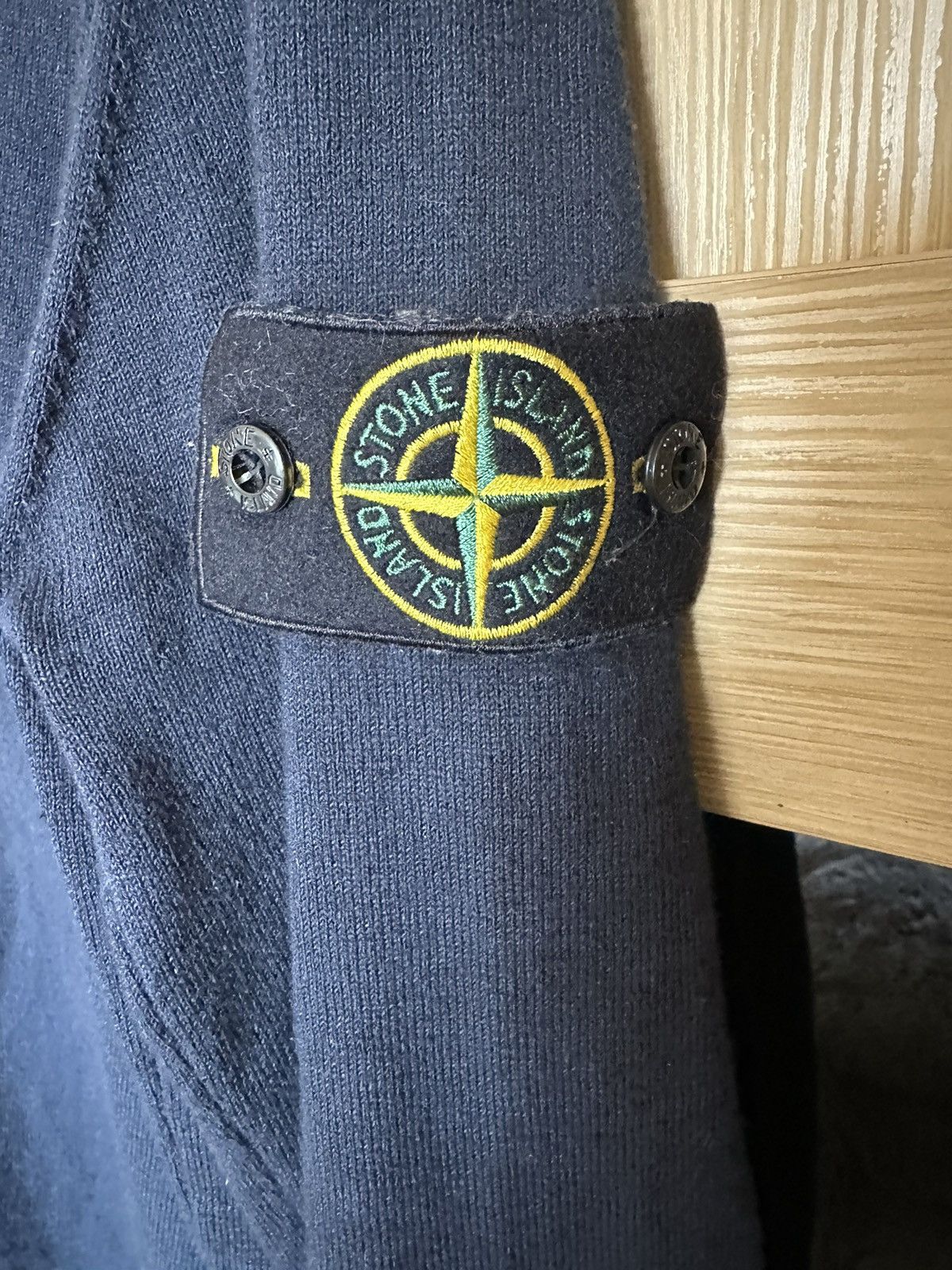 Stone Island Stone Island Navy Knit Size US L / EU 52-54 / 3 - 3 Thumbnail